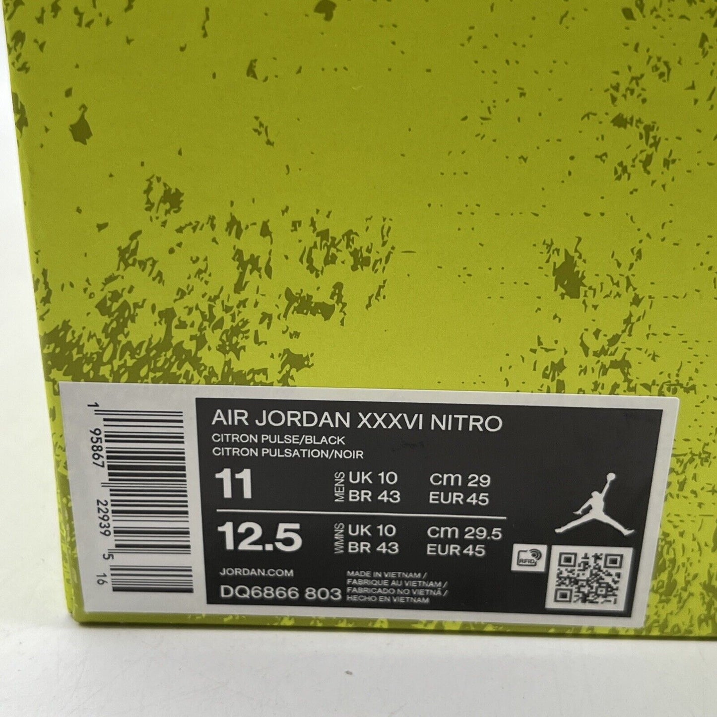 Size 11 - Jayson Tatum x Air Jordan 36 Nitro Taco Jay (DQ6866-803)