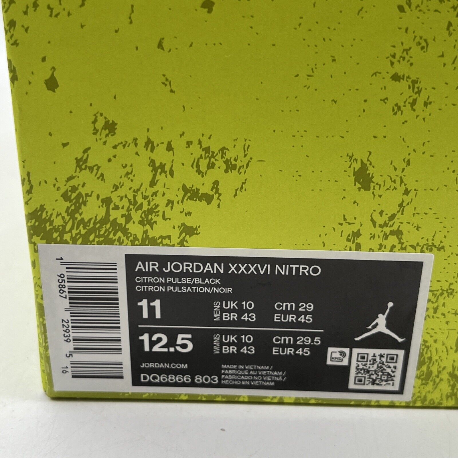 Size 11 - Jayson Tatum x Air Jordan 36 Nitro Taco Jay (DQ6866-803)