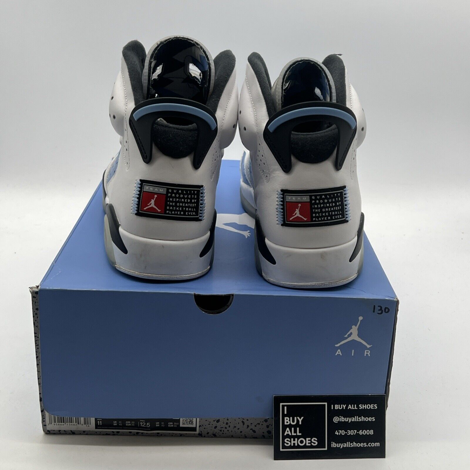 Size 11 - Air Jordan 6 Retro Mid UNC Home (CT8529-410)
