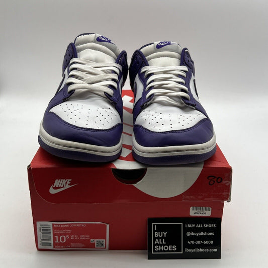 Size 10.5 - Nike Dunk Low Retro Court Purple 2022 (DD1391-104)