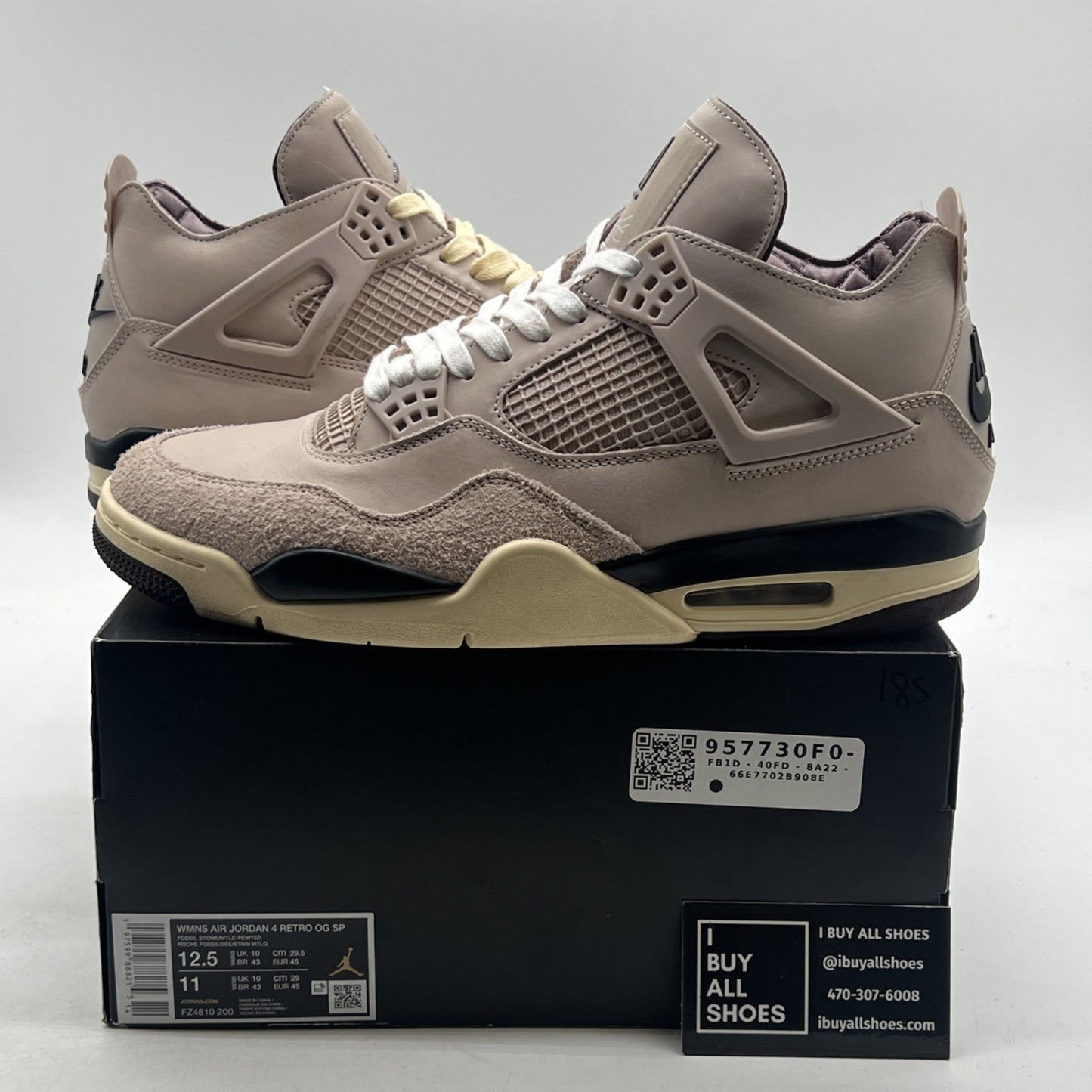 Size 12.5 - A Ma Maniére x Air Jordan 4 Retro While You Were Sleeping W