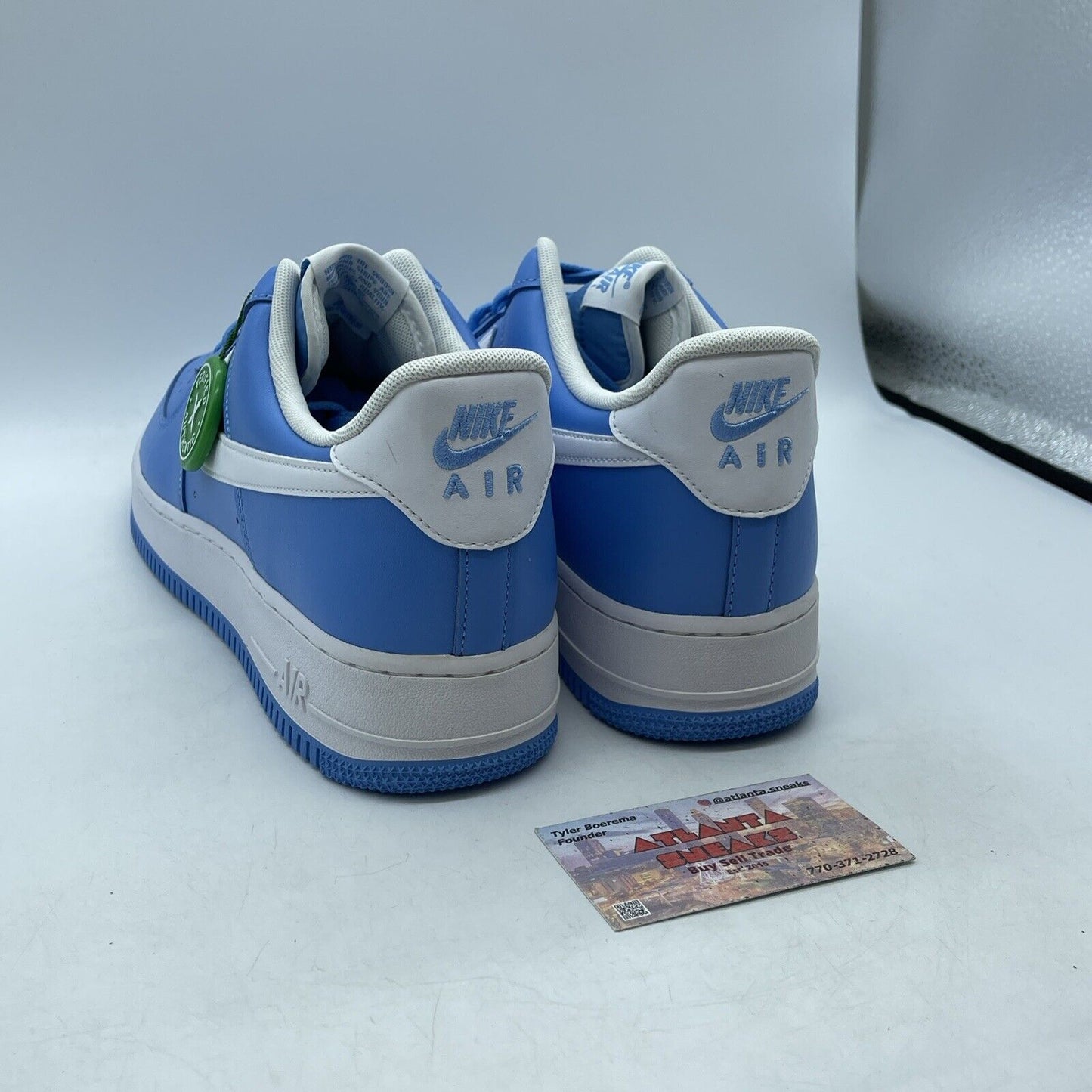 Size 12 - Air Force 1 University Blue White Leather (DC2911-400)