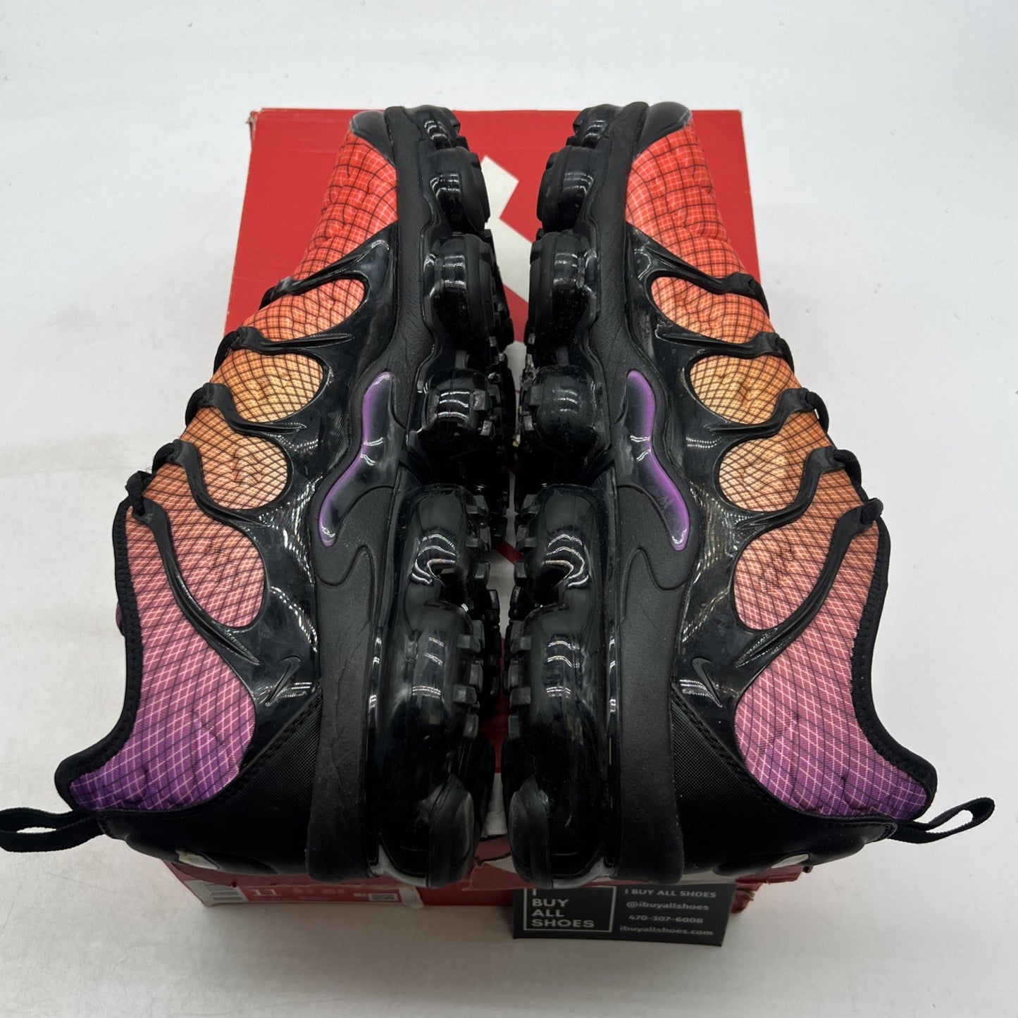 Size 11 - Nike Air VaporMax Plus Grid Sunset (924453-604)