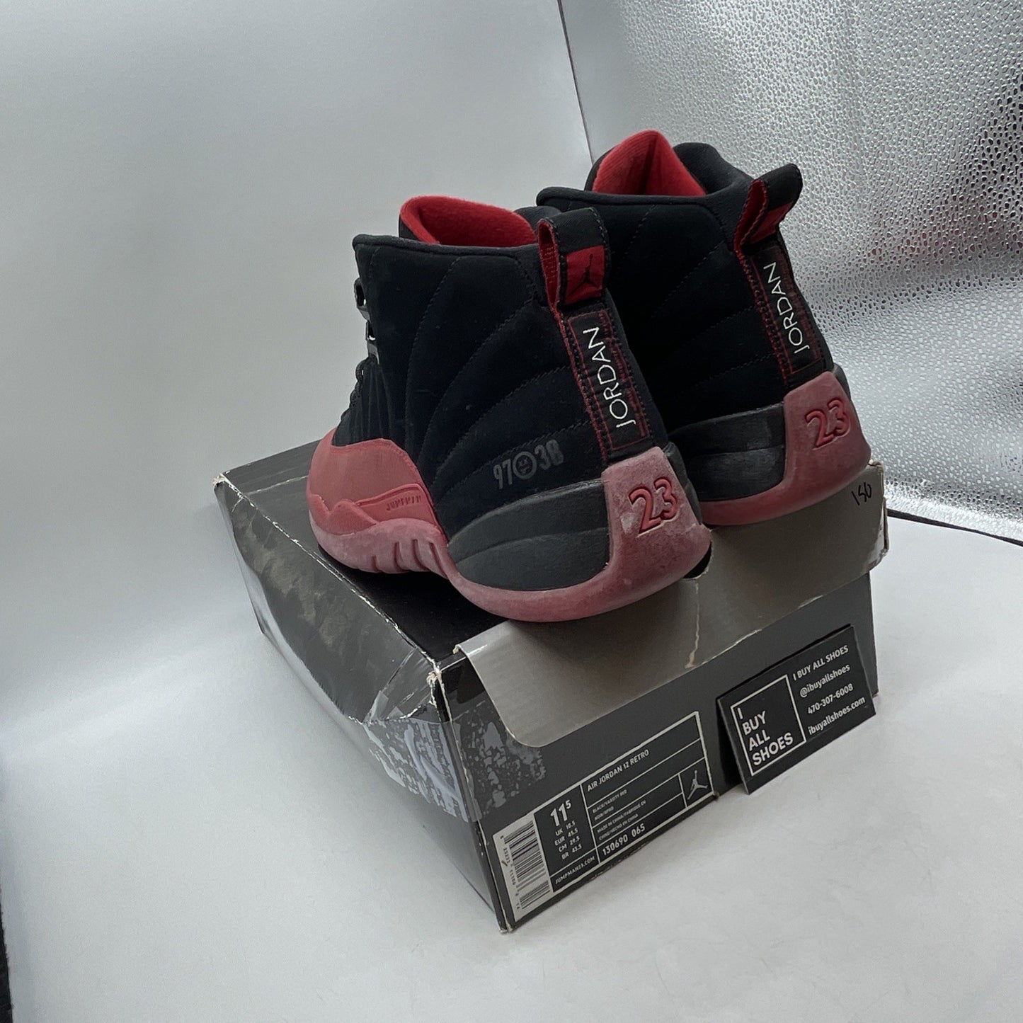 Size 11.5 - Air Jordan 12 Retro 2009 Flu Game (130690-065)