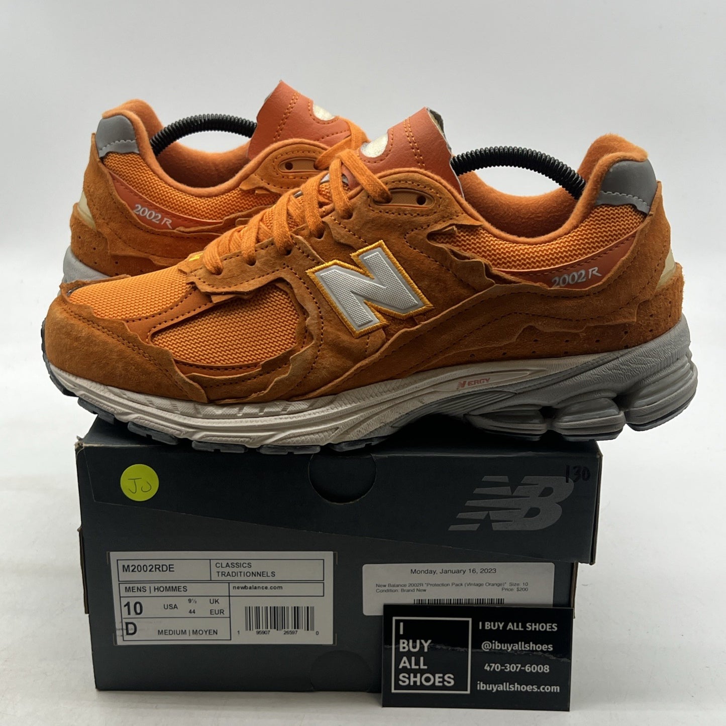 Size 10 - New Balance 2002R Protection Pack - Vintage Orange (M2002RDE)