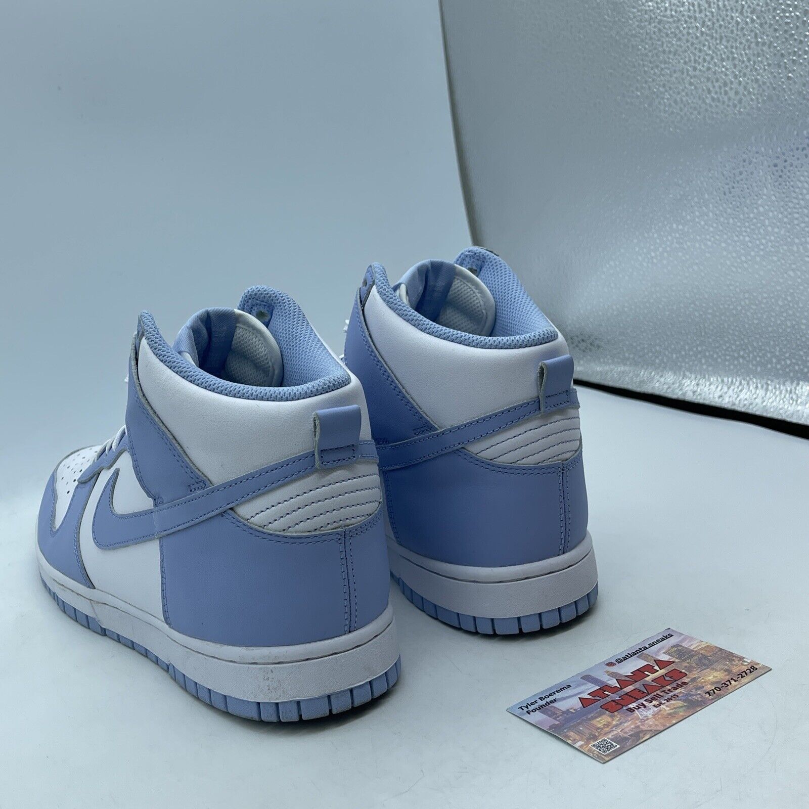 Size 9W - Nike Dunk High Aluminum W Blue White (DD1869-107)