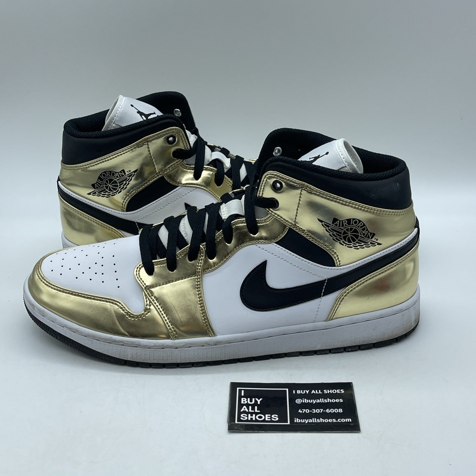 Size 13 - Air Jordan 1 Mid SE Metallic Gold 2020 (DC1419-700)