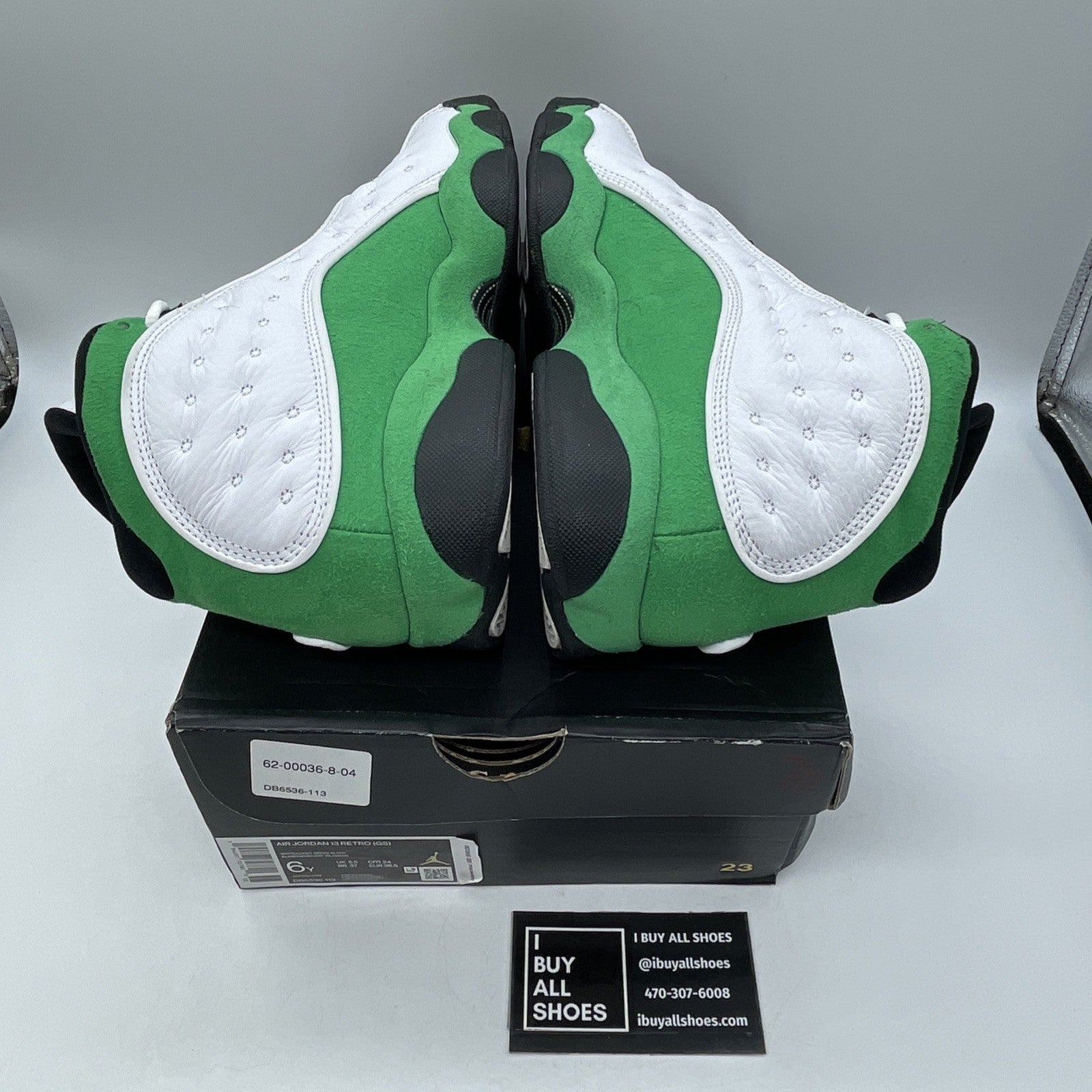 Size 6Y - Air Jordan 13 Retro Lucky Green 2020 - (DB6537-113)
