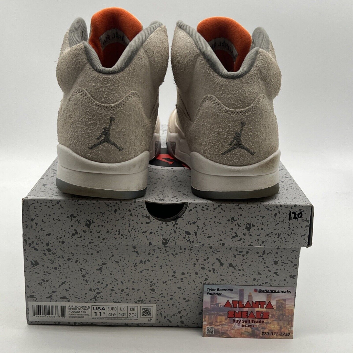 Size 11.5 - Air Jordan 5 Retro SE Craft Light Orewood Brown (FD9222-180)