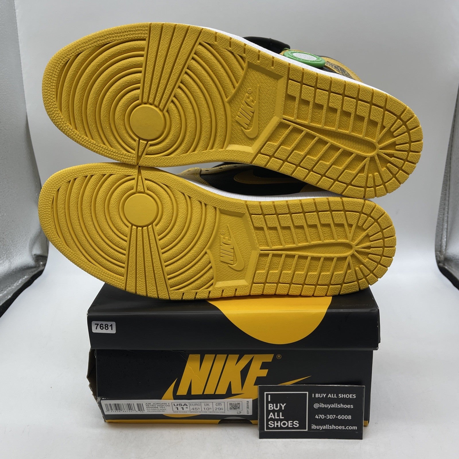 Size 11.5 - Air Jordan 1 Retro OG High Pollen (555088-701)