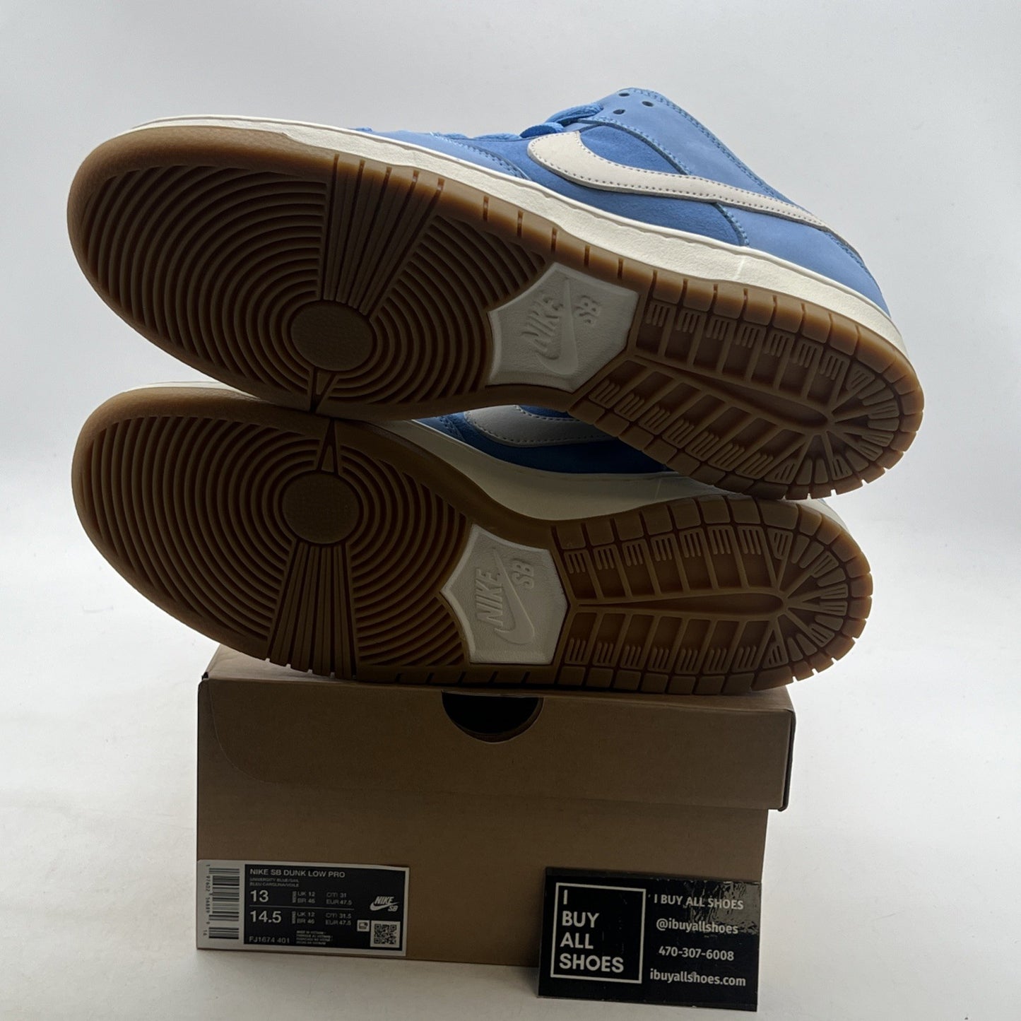 Size 13 - Nike SB Dunk Low Pro University Blue Gym (FJ1674-401)