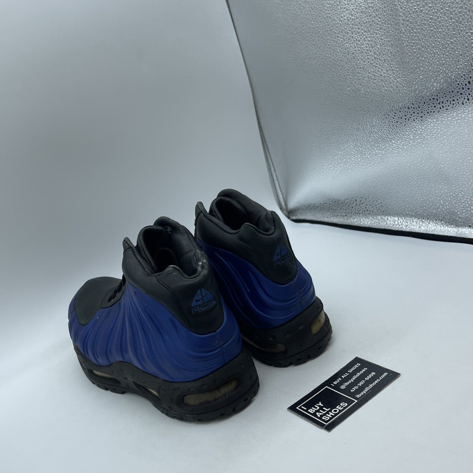 Size 7.5 - Nike Foamposite Blue (333791-502)
