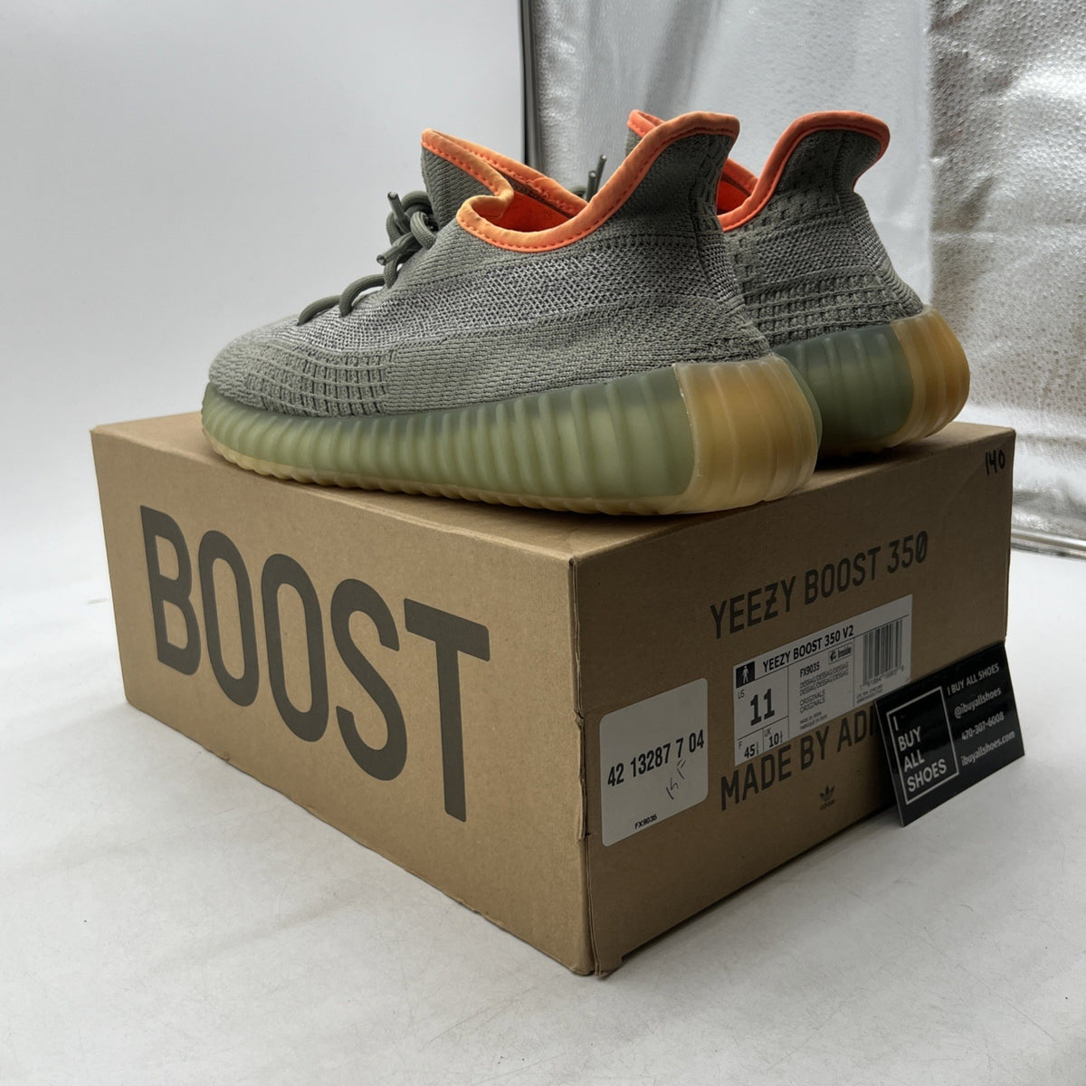 Size 11 - adidas Yeezy Boost 350 V2 Desert Sage (FX9035)
