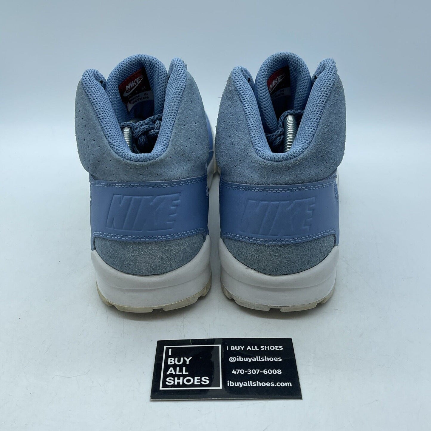 Size 11 - Nike Air Trainer SC High Unviersity Blue White Suede (302346-401)