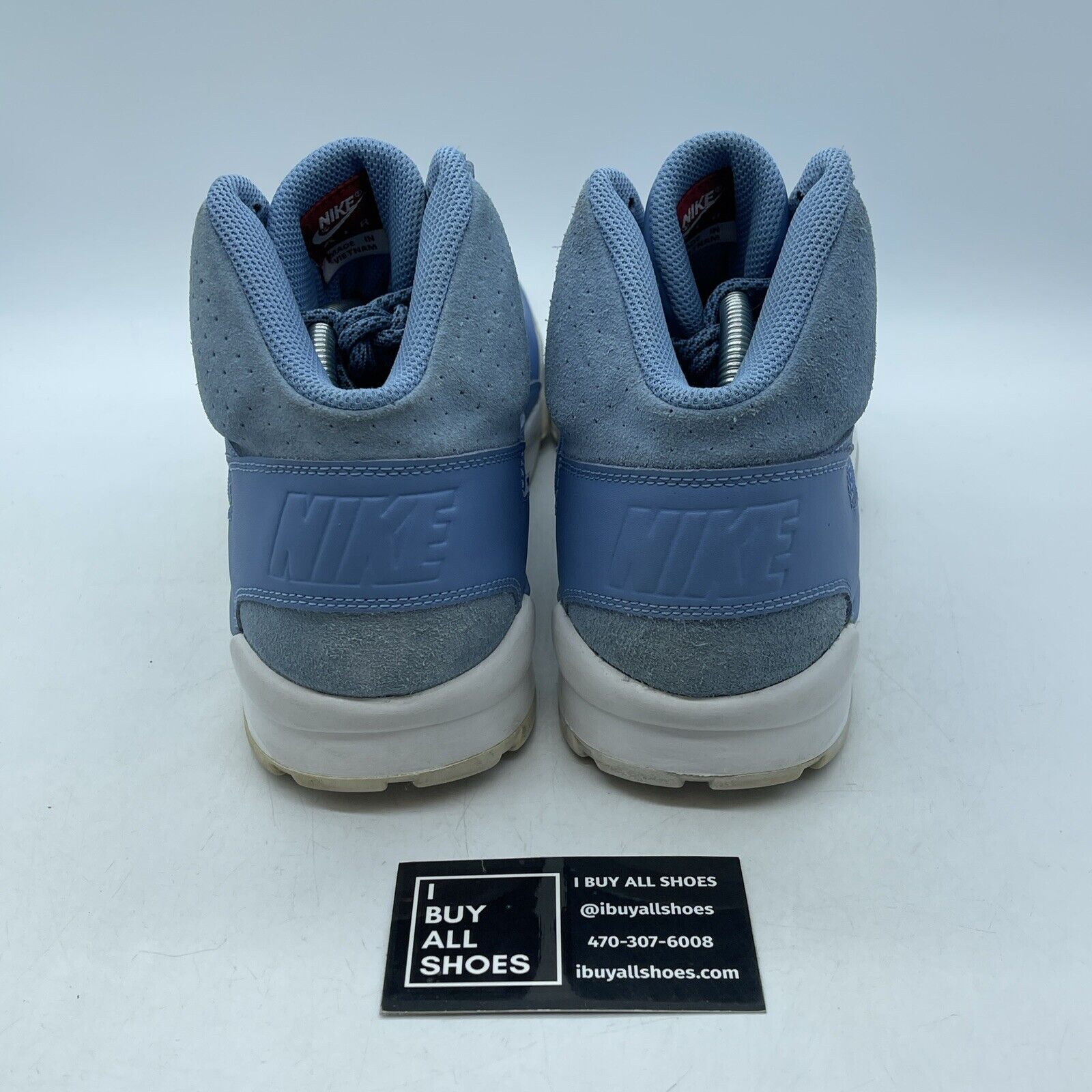 Size 11 - Nike Air Trainer SC High Unviersity Blue White Suede (302346-401)
