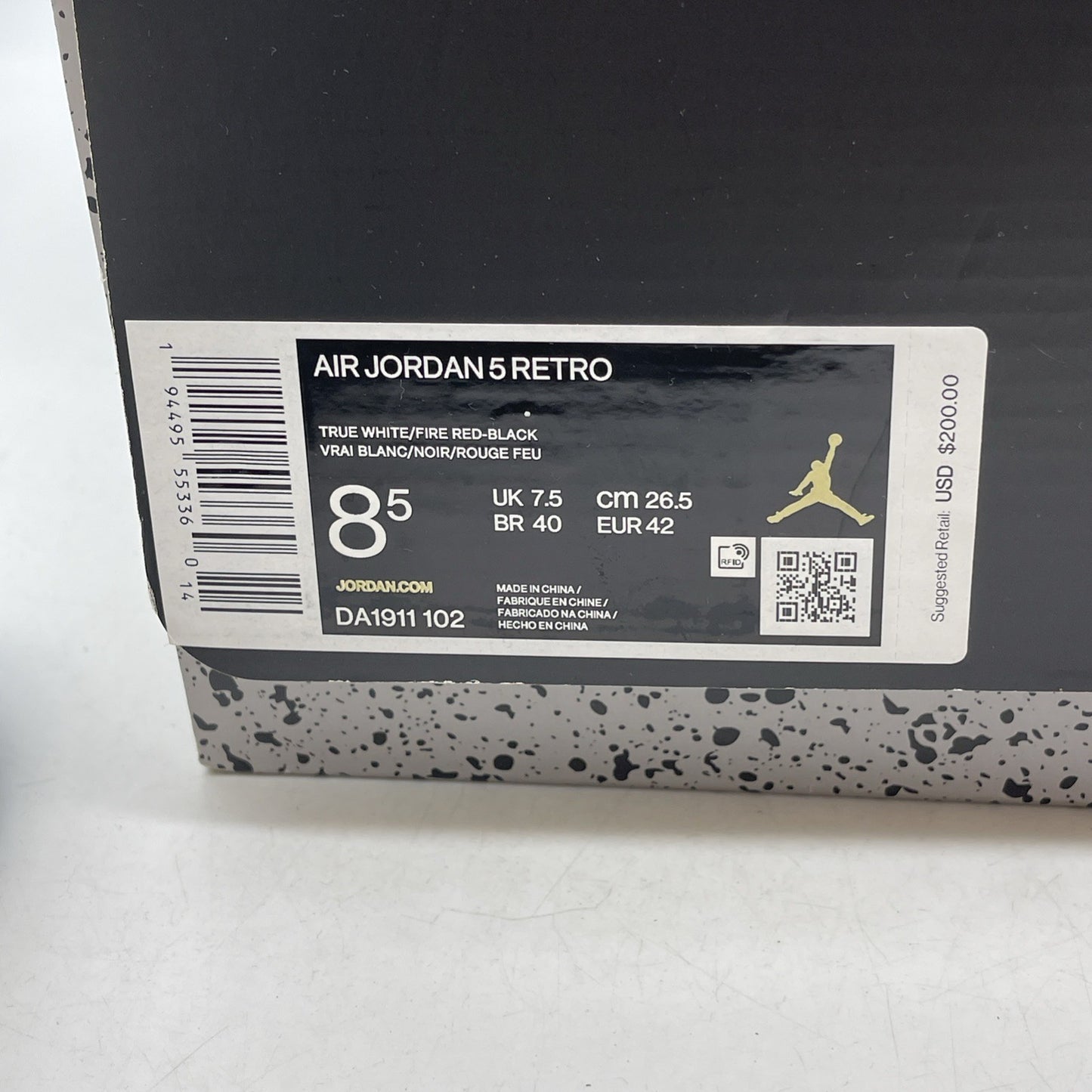 Size 8.5 - Air Jordan 5 Retro Mid Fire Red (DA1911-102)