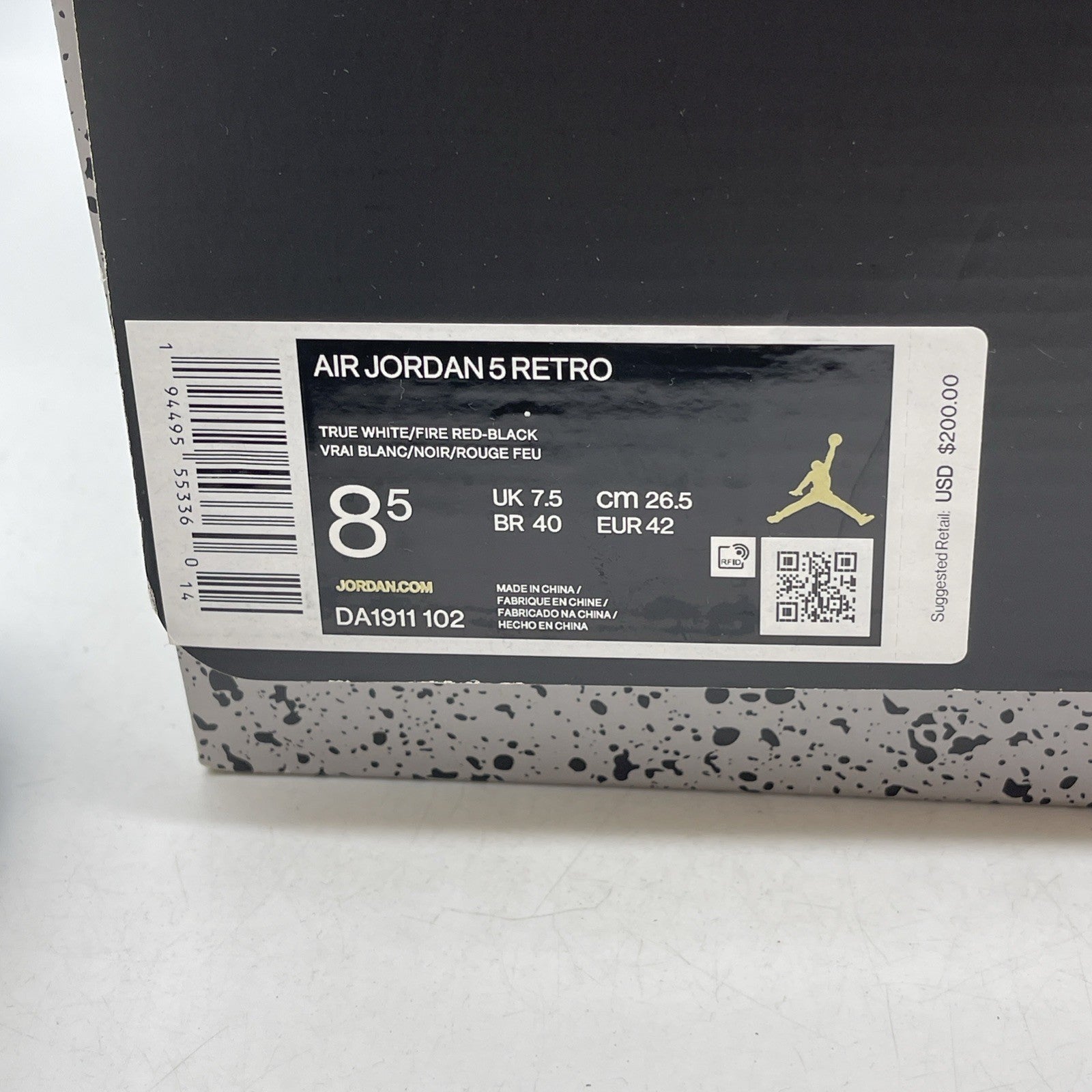 Size 8.5 - Air Jordan 5 Retro Mid Fire Red (DA1911-102)