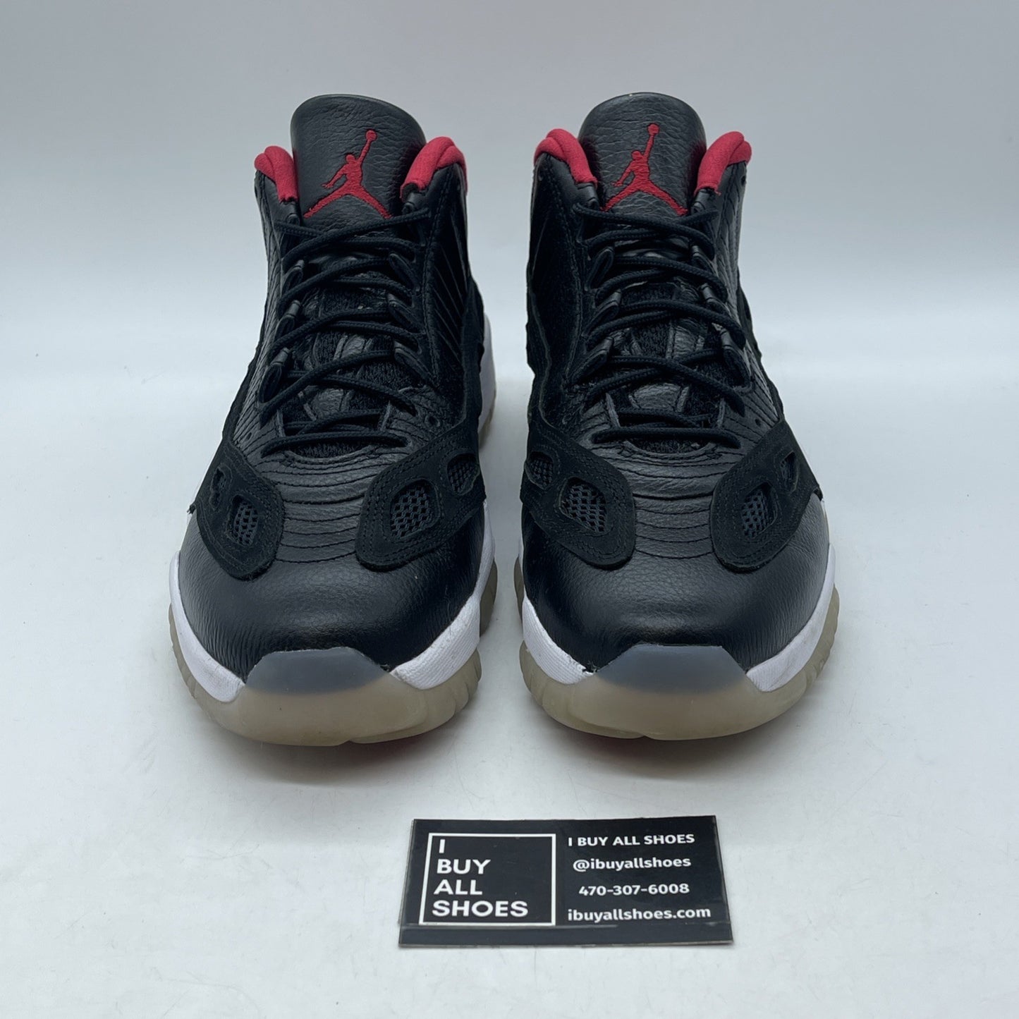 Size 11.5 - Air Jordan 11 Retro IE 2021 Low Bred Black Suede (919712-023)