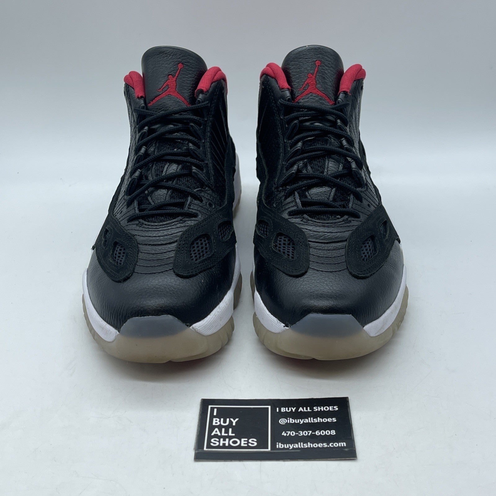 Size 11.5 - Air Jordan 11 Retro IE 2021 Low Bred Black Suede (919712-023)