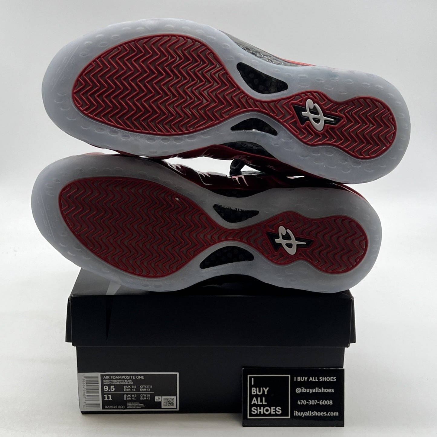 Size 9.5 - Nike Air Foamposite One 2023 Metallic Red (DZ2545-600)