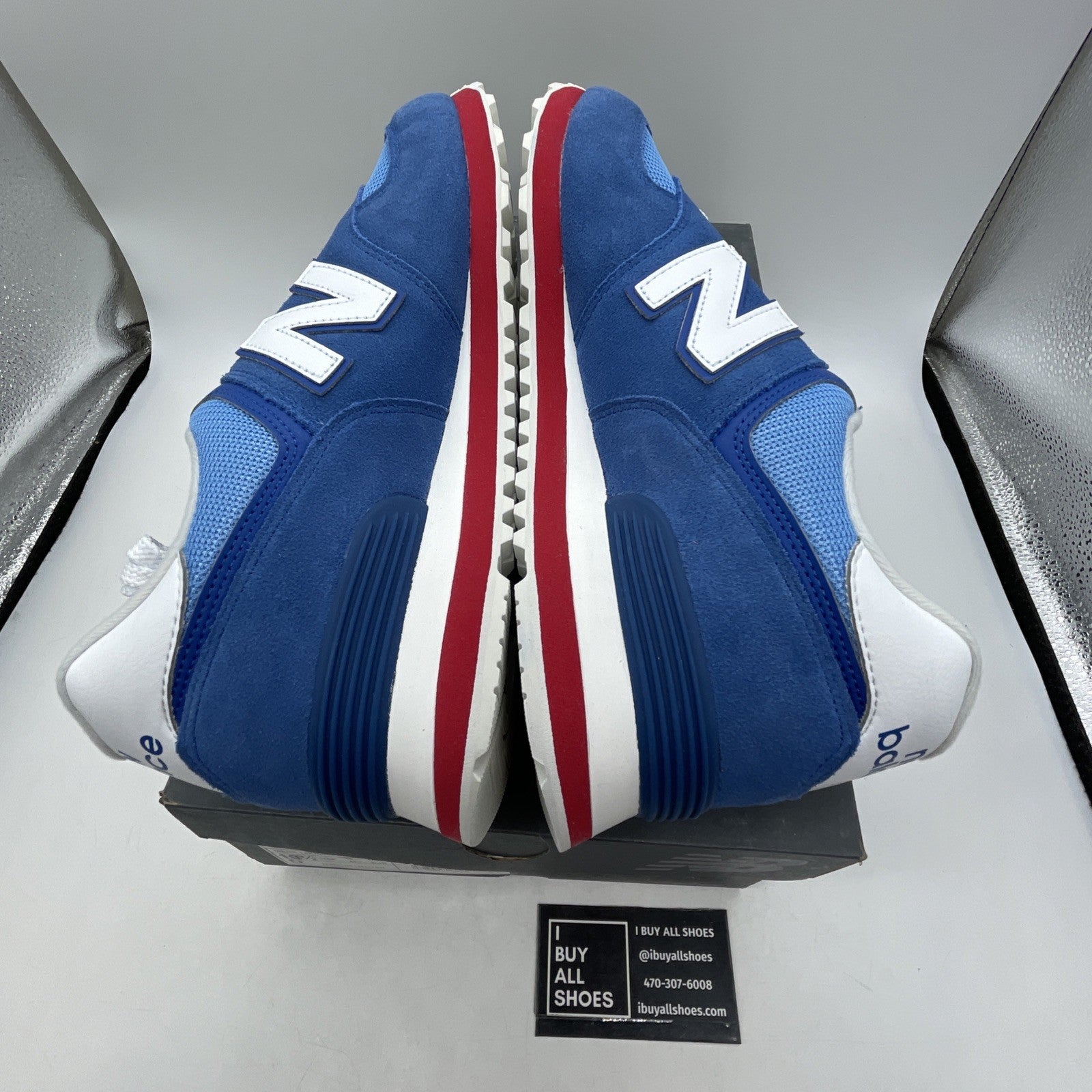 Size 10.5 - New Balance 574 Blue (ML574ERG)
