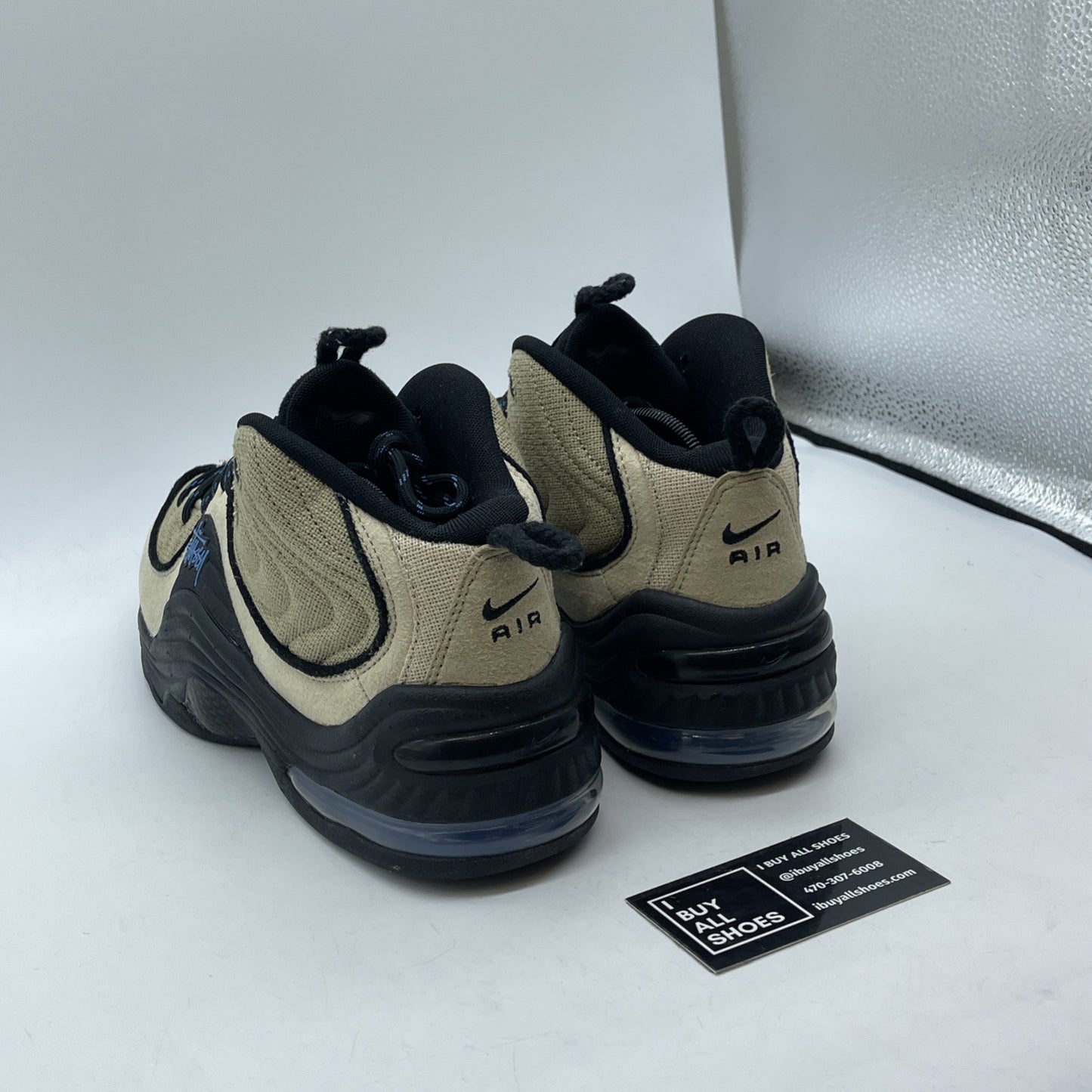 Size 11 - Nike Stussy x Air Penny 2 Rattan Limestone