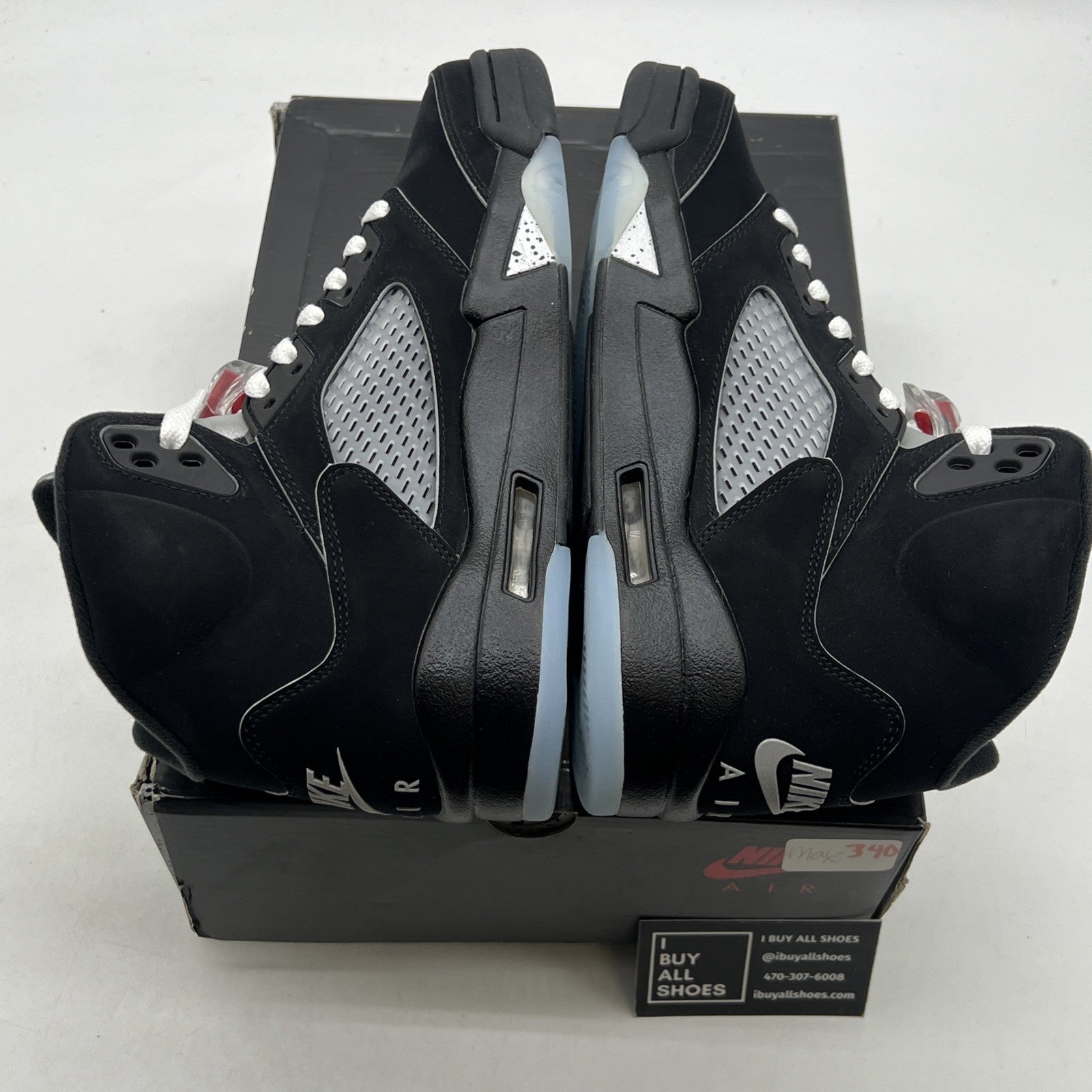 Size 8.5 - Air Jordan 5 Retro OG Black Metallic Reimagined (HF3975-001)