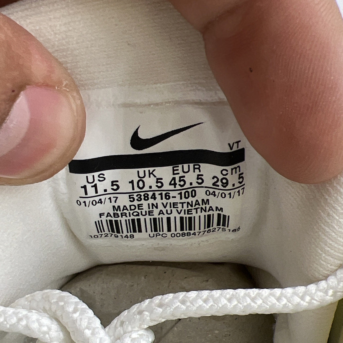 Size 11.5 - Nike Air Max 95 Premium Summit White (538416-100)