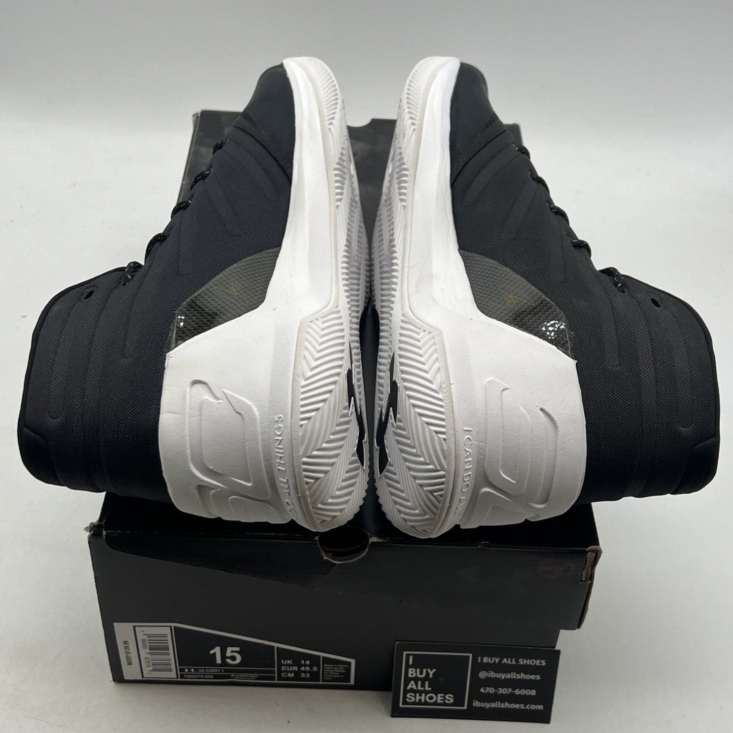 Size 15 - Under Armour Curry 3 Cyber Monday (1269279-006)