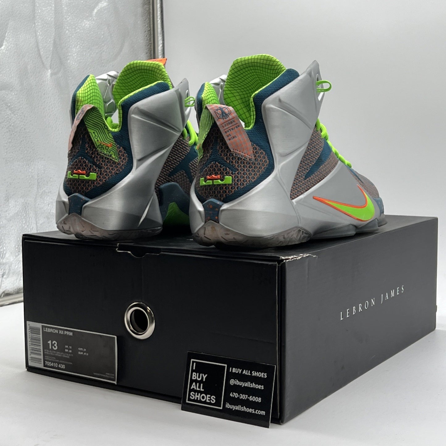 Size 13 - Nike LeBron 12 Trillion Dollar Man (705410-430)