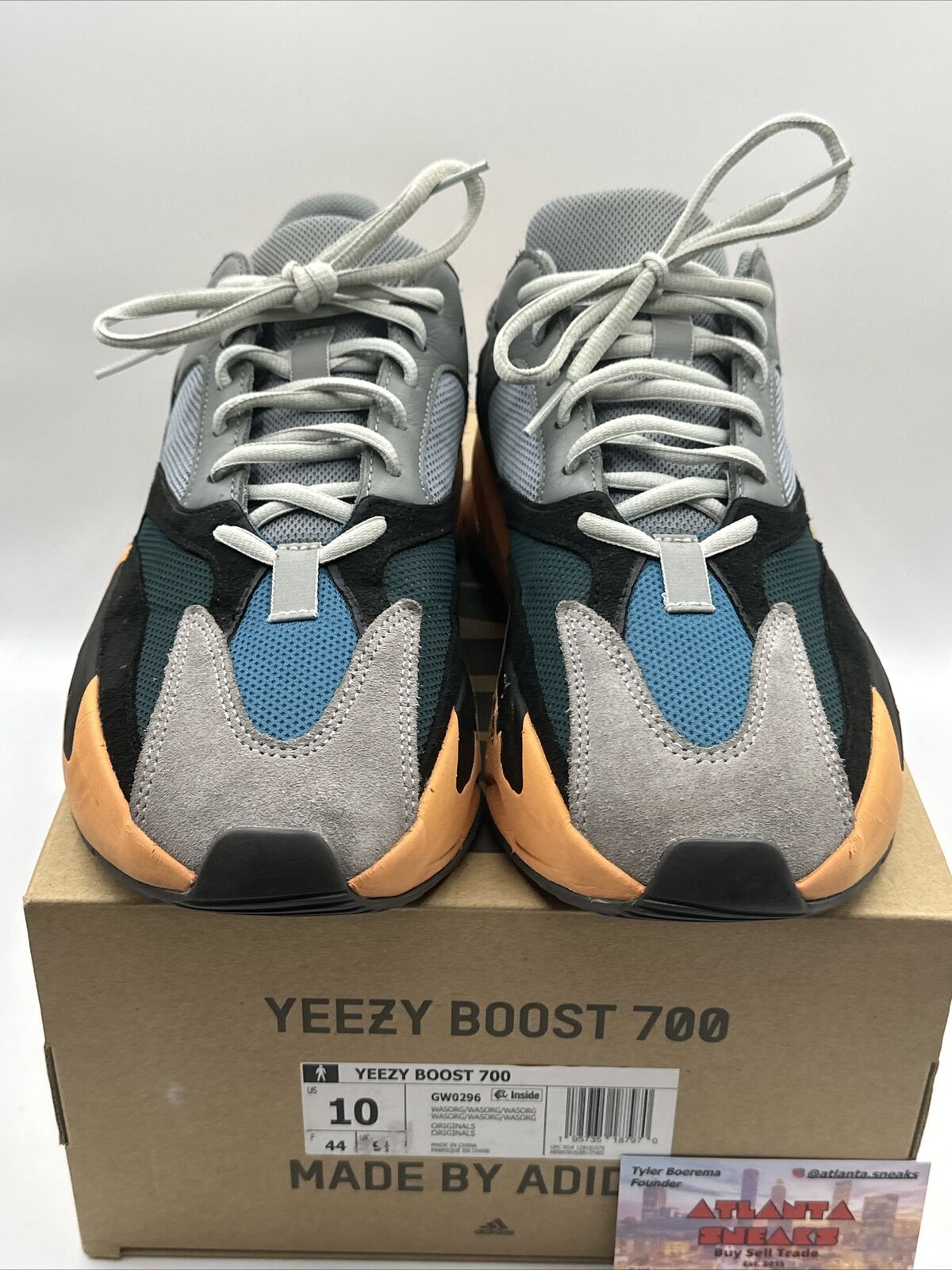 Size 10 - adidas Yeezy Boost 700 Wash Orange