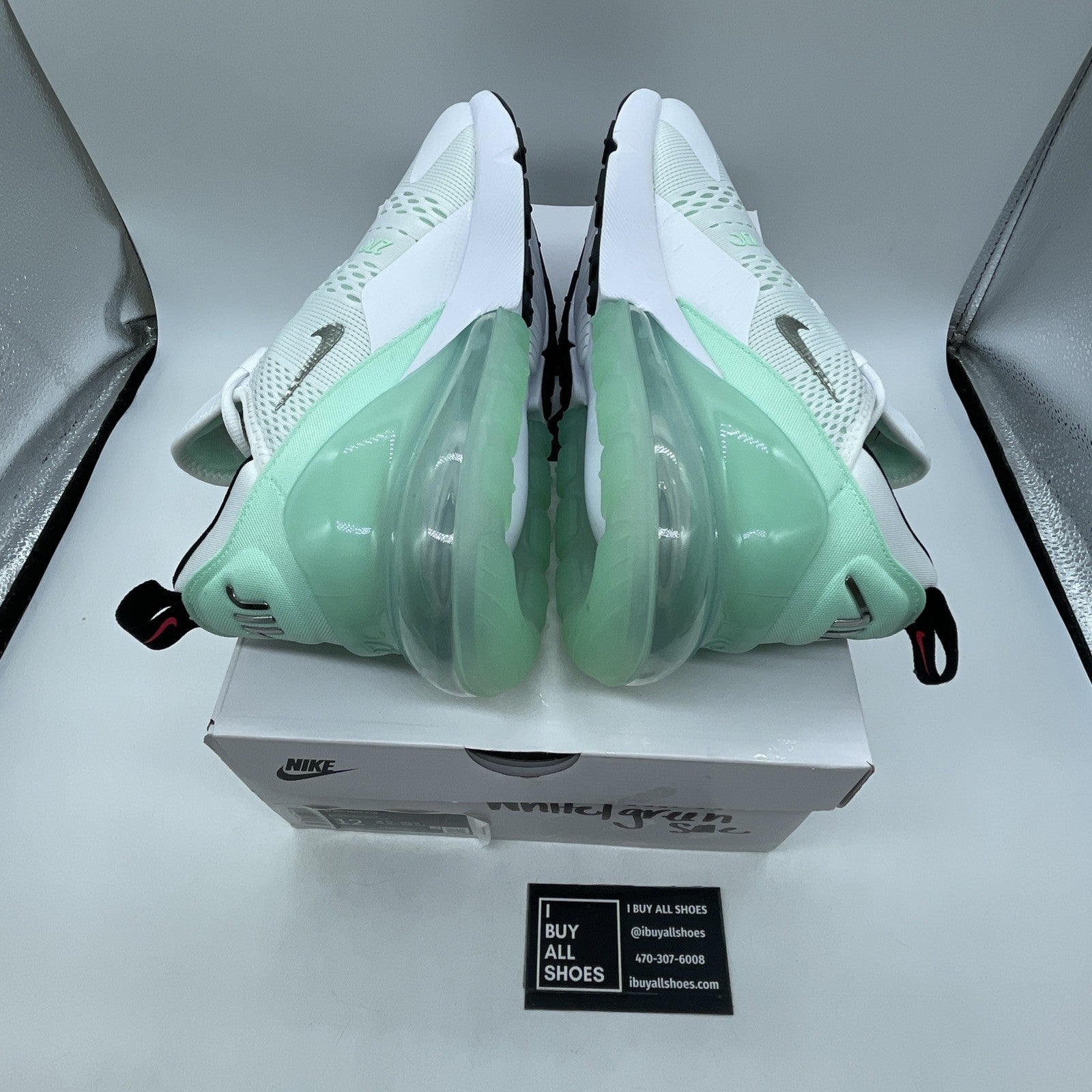 Size 12W - Nike Air Max 270 White Mint Foam (DQ7652-100)