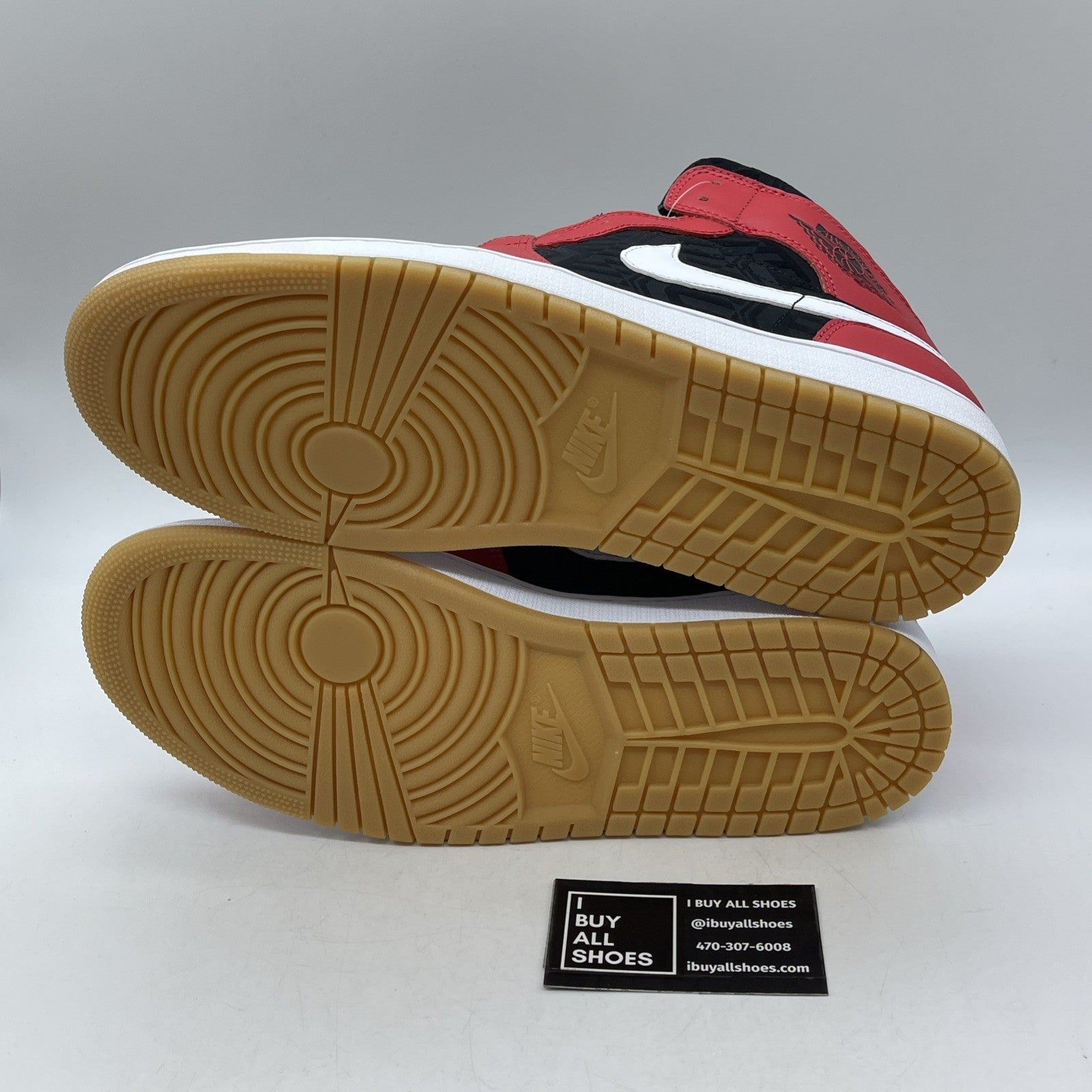 Size 11.5 - Air Jordan 1 SE Mid Christmas Black Red Suede Leather (DQ8417-006)