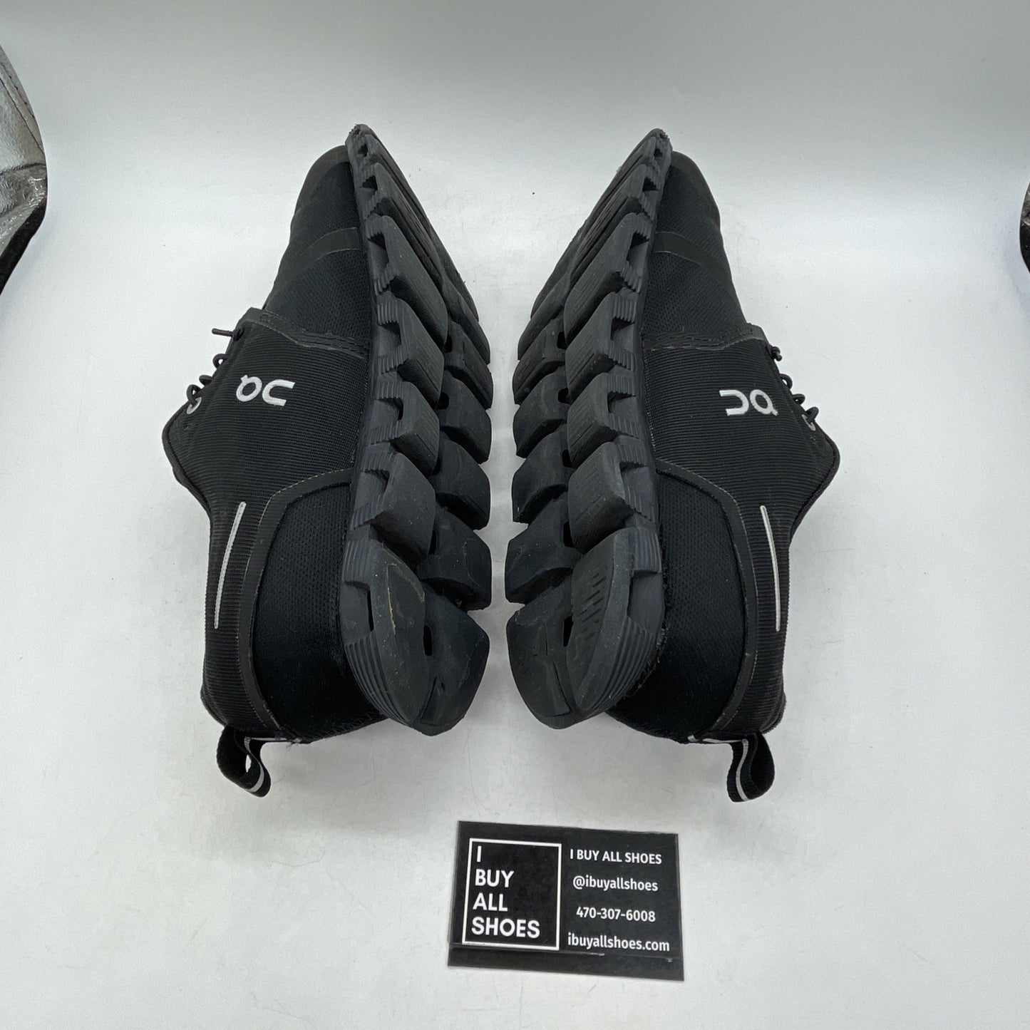 Size 11 -  On Cloud 5 Waterproof Black Silver