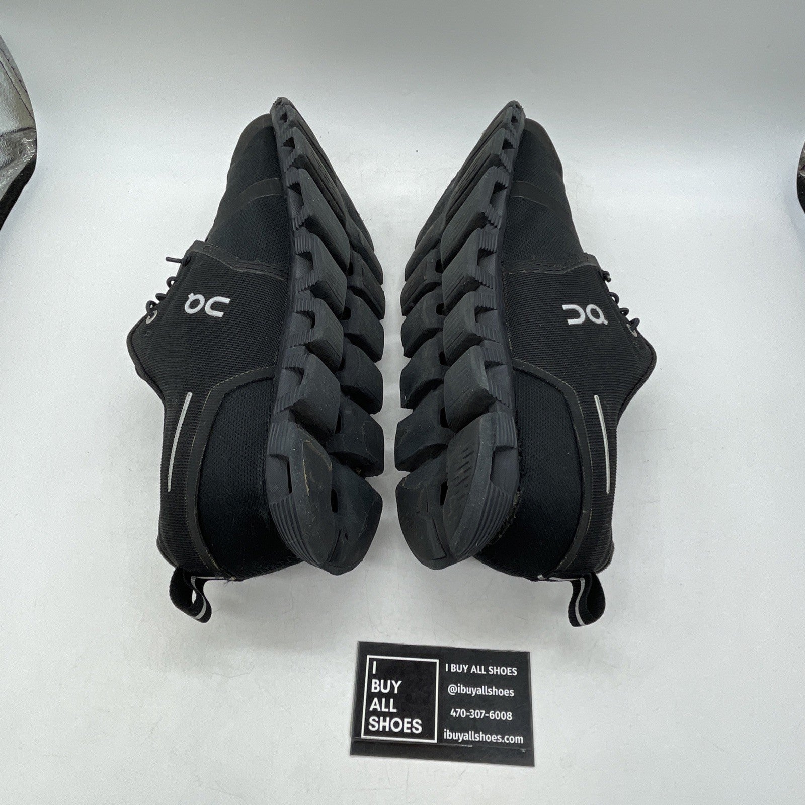Size 11 -  On Cloud 5 Waterproof Black Silver