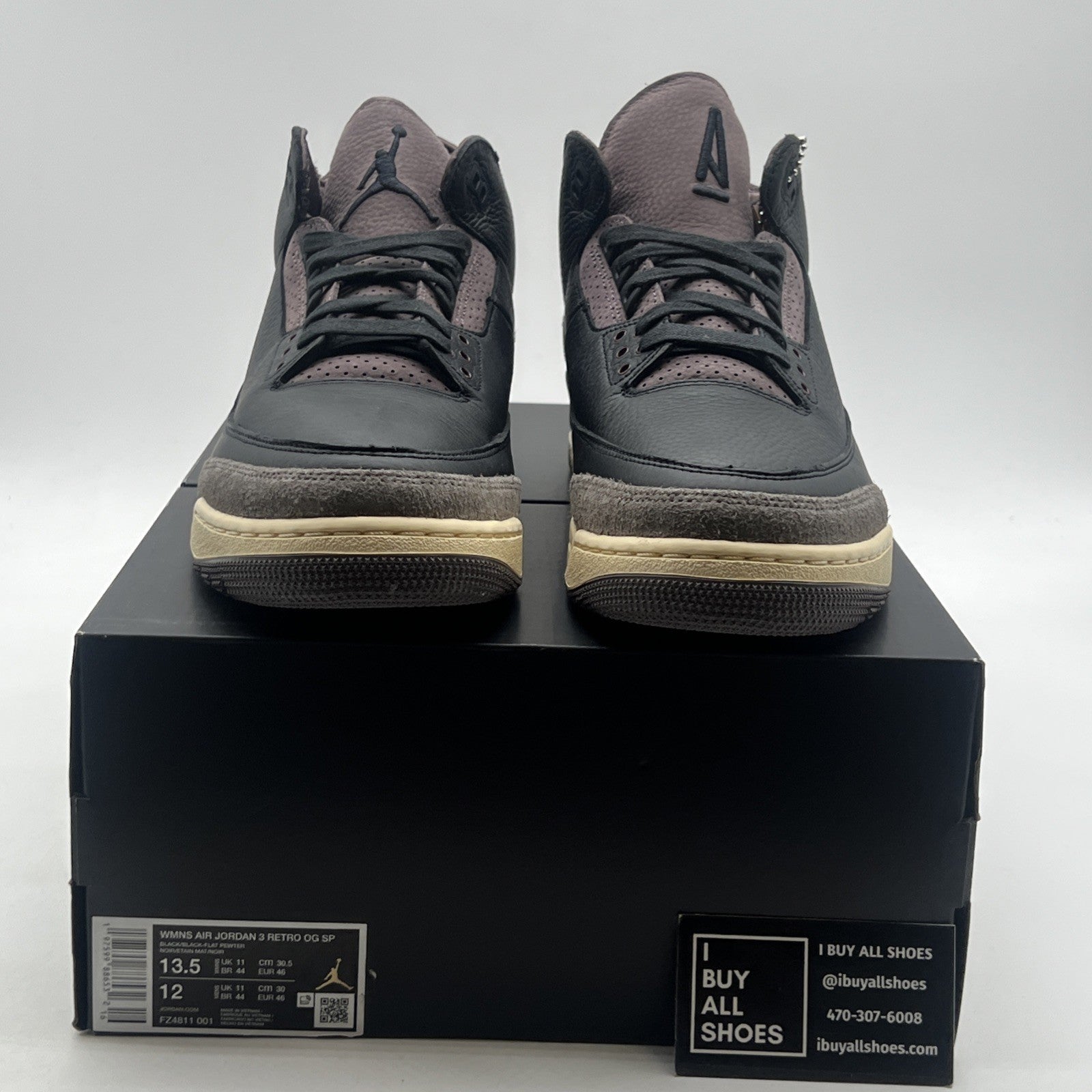 Size 13.5 - A Ma Maniére x Air Jordan 3 Retro While You Were Sleeping W