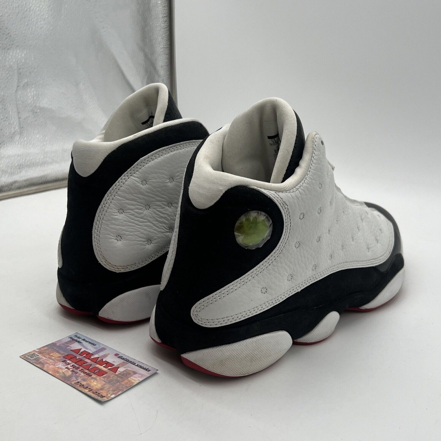 Size 13 - Air Jordan 13 Retro 2013 He Got Game Black White Leather (309259-104)