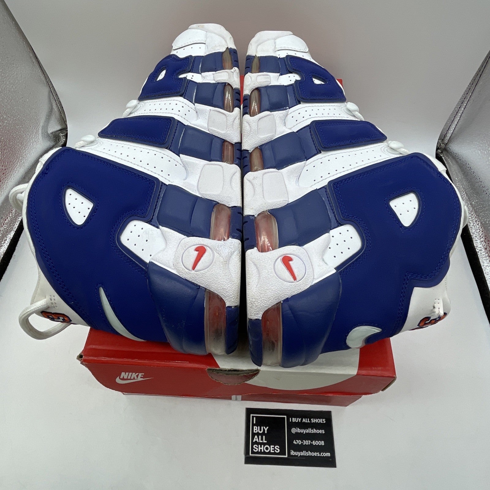 Size 13 - Nike Air More Uptempo Knicks (921948-101)