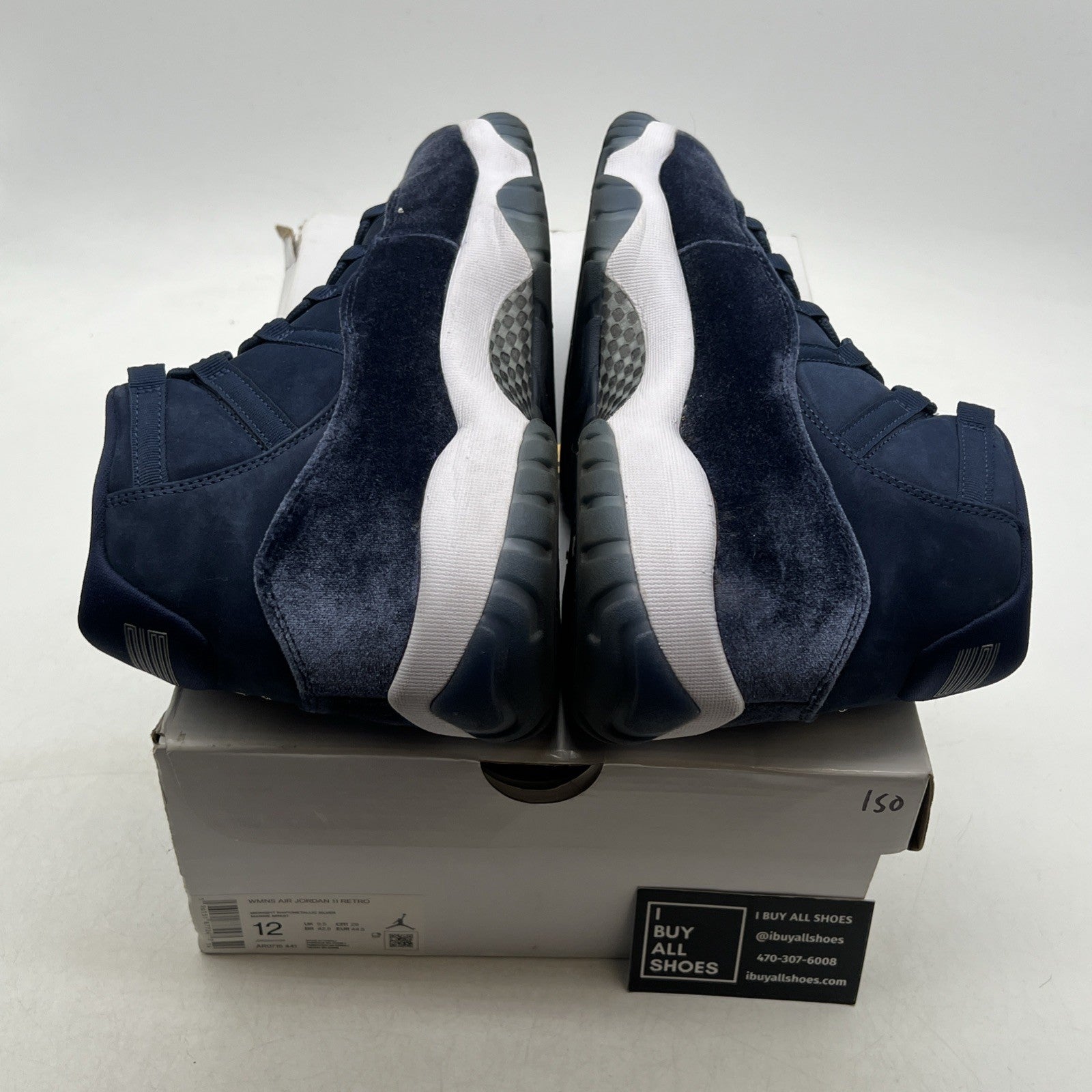 Size 12 - Air Jordan 11 Midnight Navy Velvet 2022 (AR0715-441)