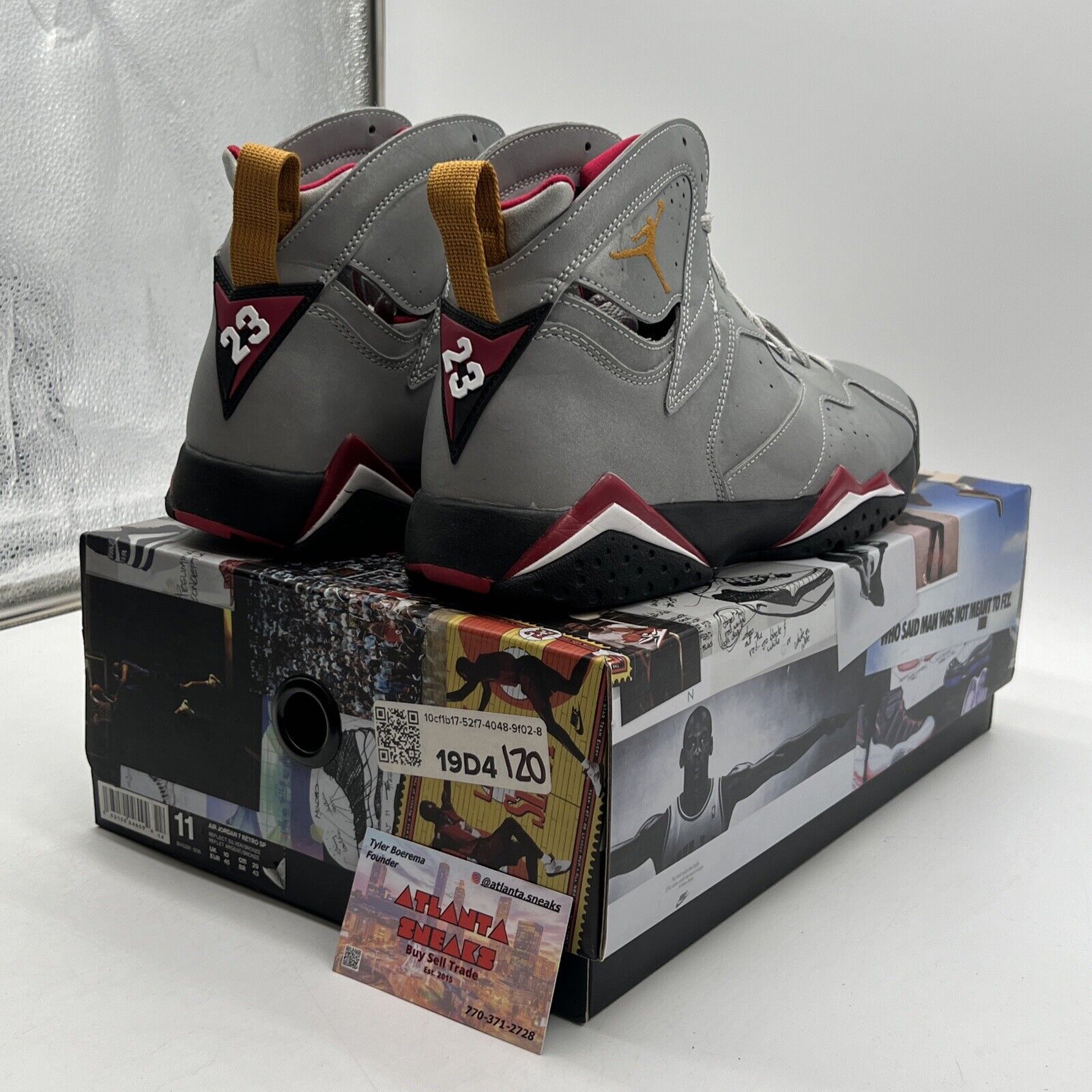 Size 11 - Air Jordan 7 Retro SP Reflections Of A Champion Grey Red (BV6281-006)
