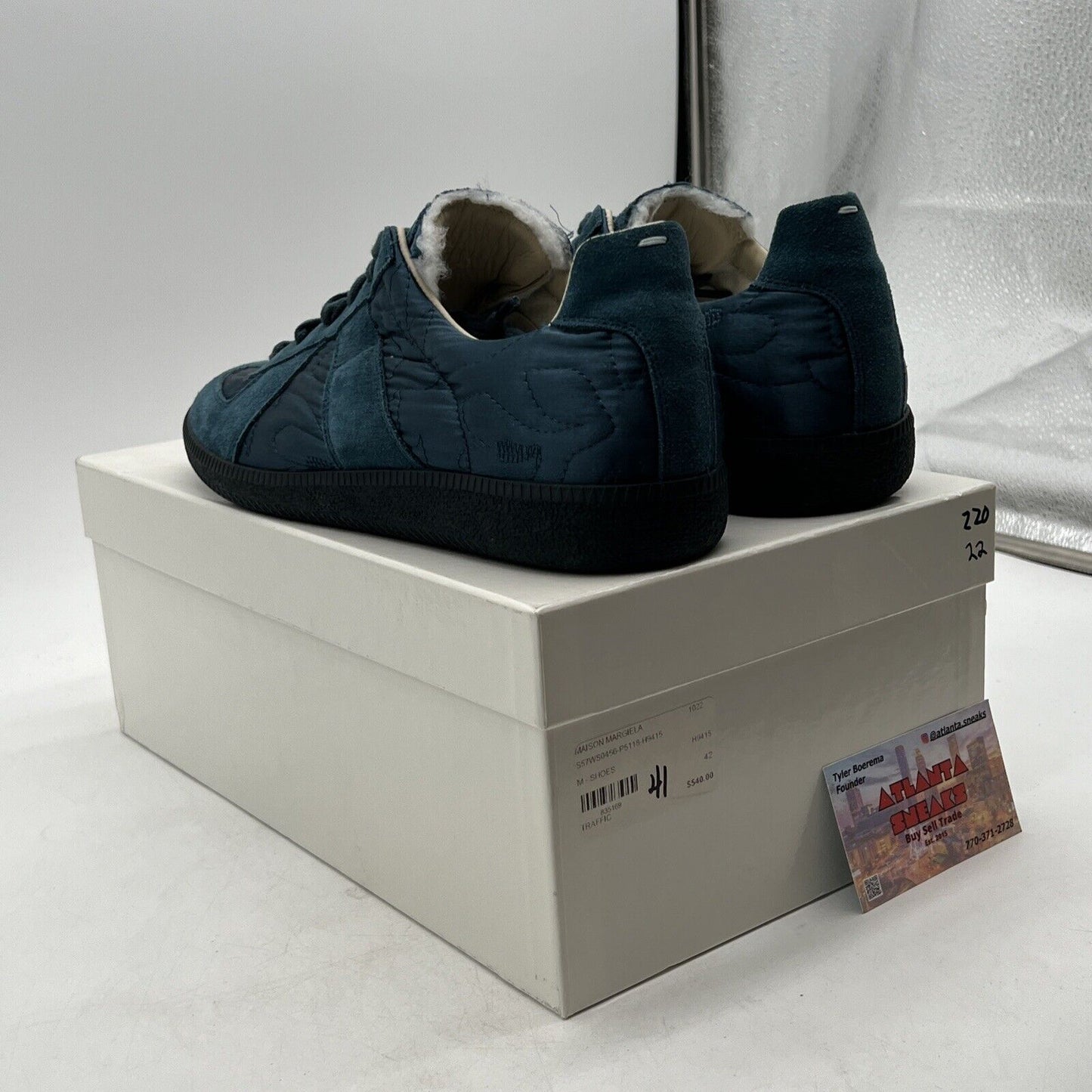 Size 9 - Maison Martin Margiela Padded Suede GAT Sneakers