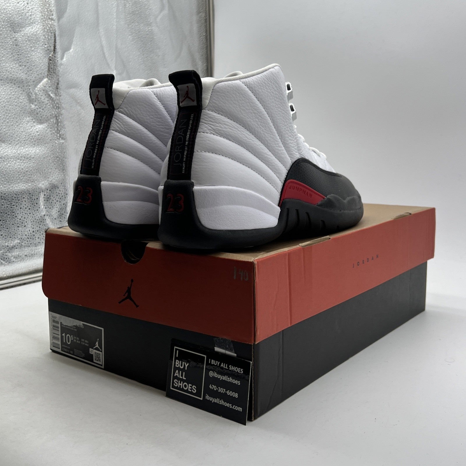 Size 10.5 - Air Jordan 12 Retro Taxi Flip (CT8013-162)