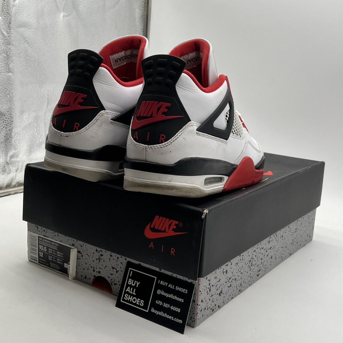 Size 10.5 - Air Jordan 4 Retro OG Mid Fire Red (DC7770-160)