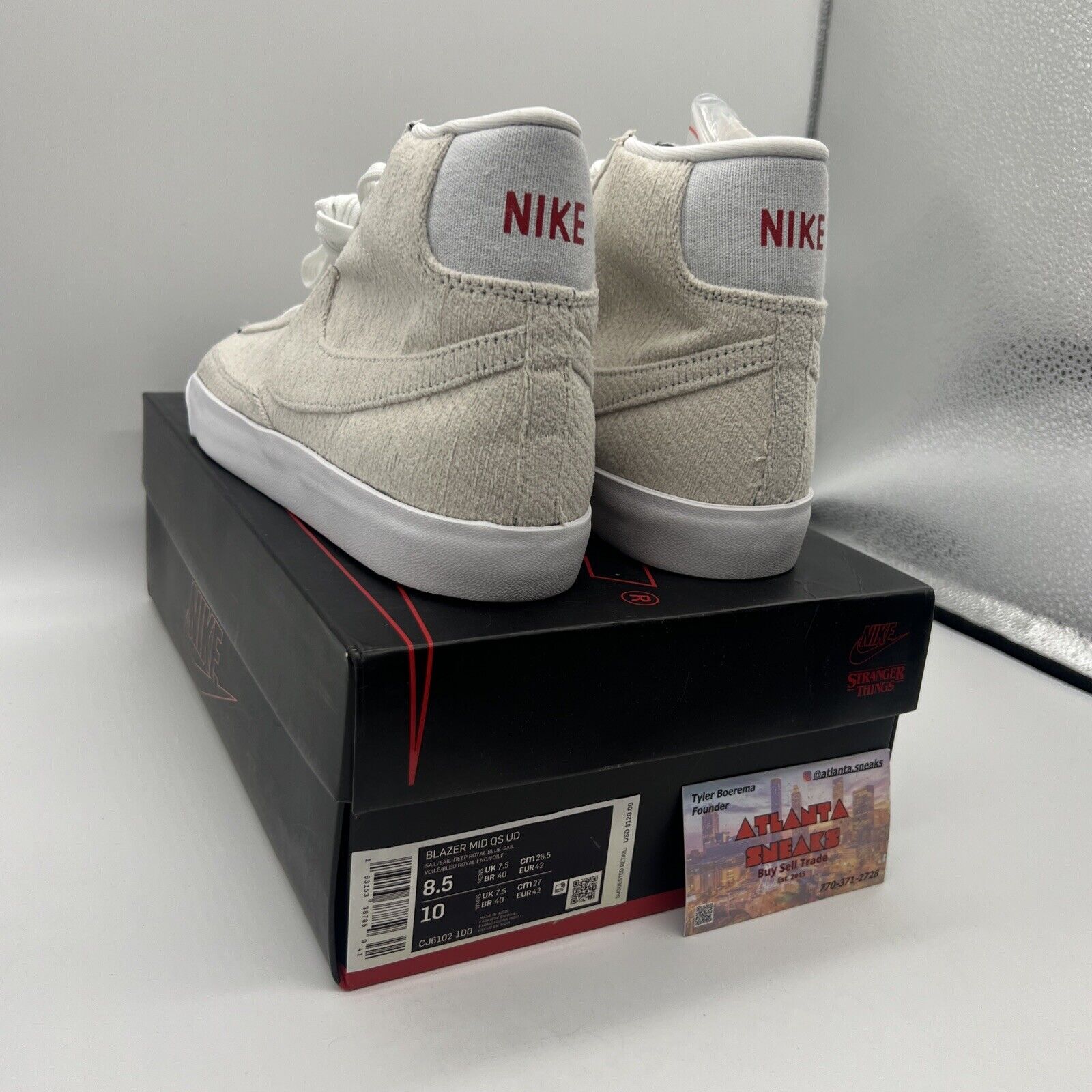 Size 8.5 - Nike Stranger Things x Blazer QS Mid Upside Down Brand New Og All DS