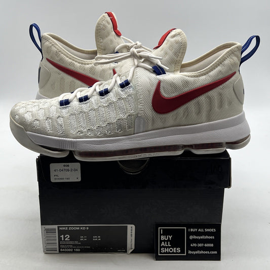 Size 12 - Nike KD 9 USA - (843392-160)