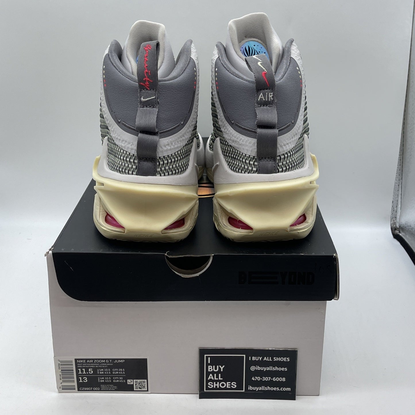 Size 11.5 - Nike Air Zoom GT Jump Vast Grey (CZ9907-002)