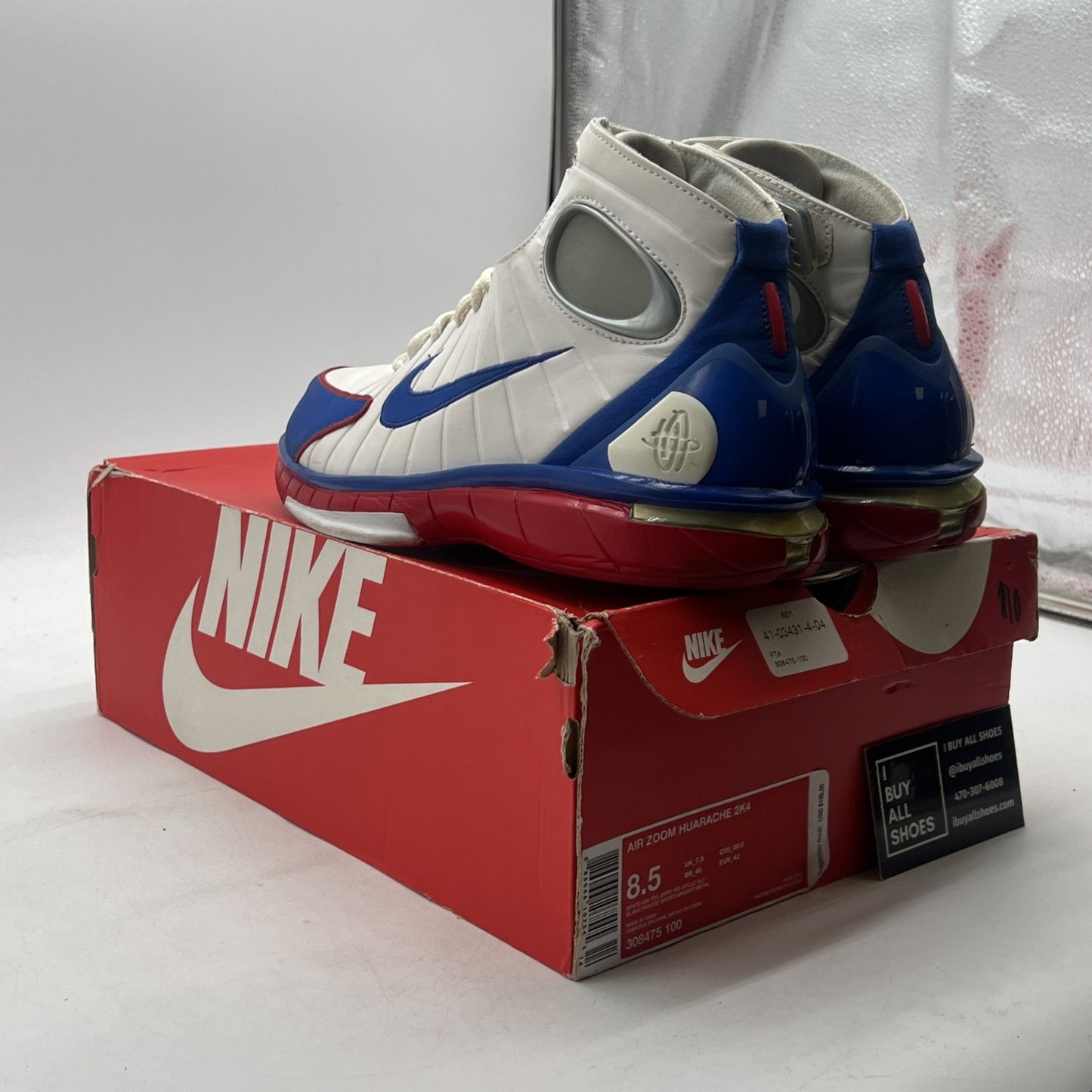 Size 8.5 - Nike Air Zoom Huarache 2K4 2016 All-Star (308475-100)