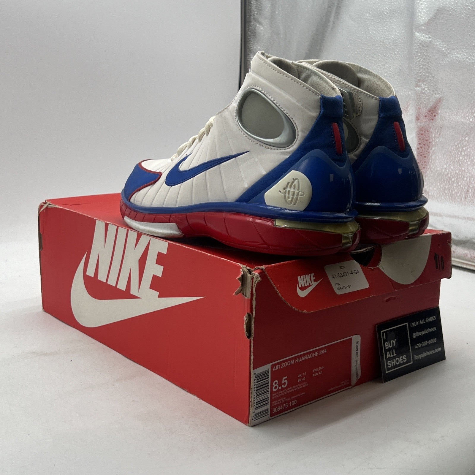 Size 8.5 - Nike Air Zoom Huarache 2K4 2016 All-Star (308475-100)