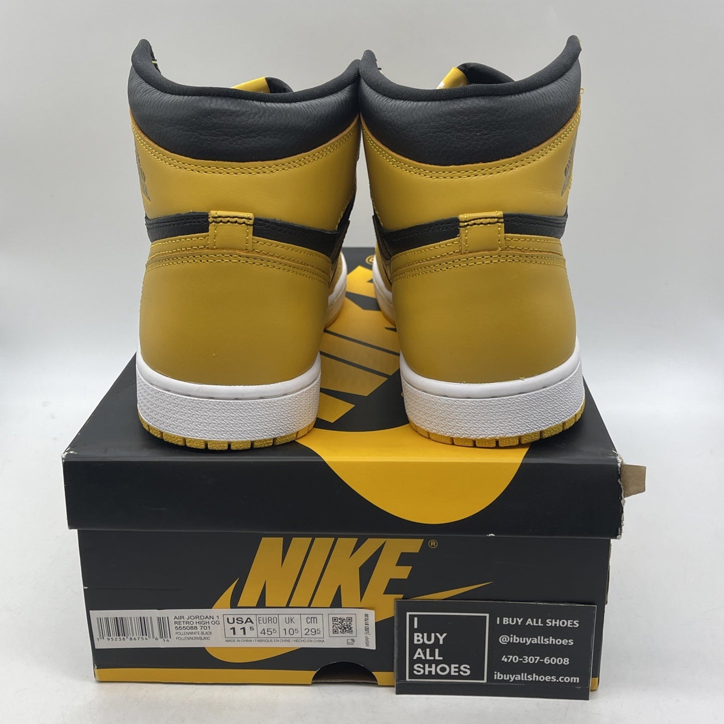 Size 11.5 - Air Jordan 1 Retro OG High Pollen (555088-701)