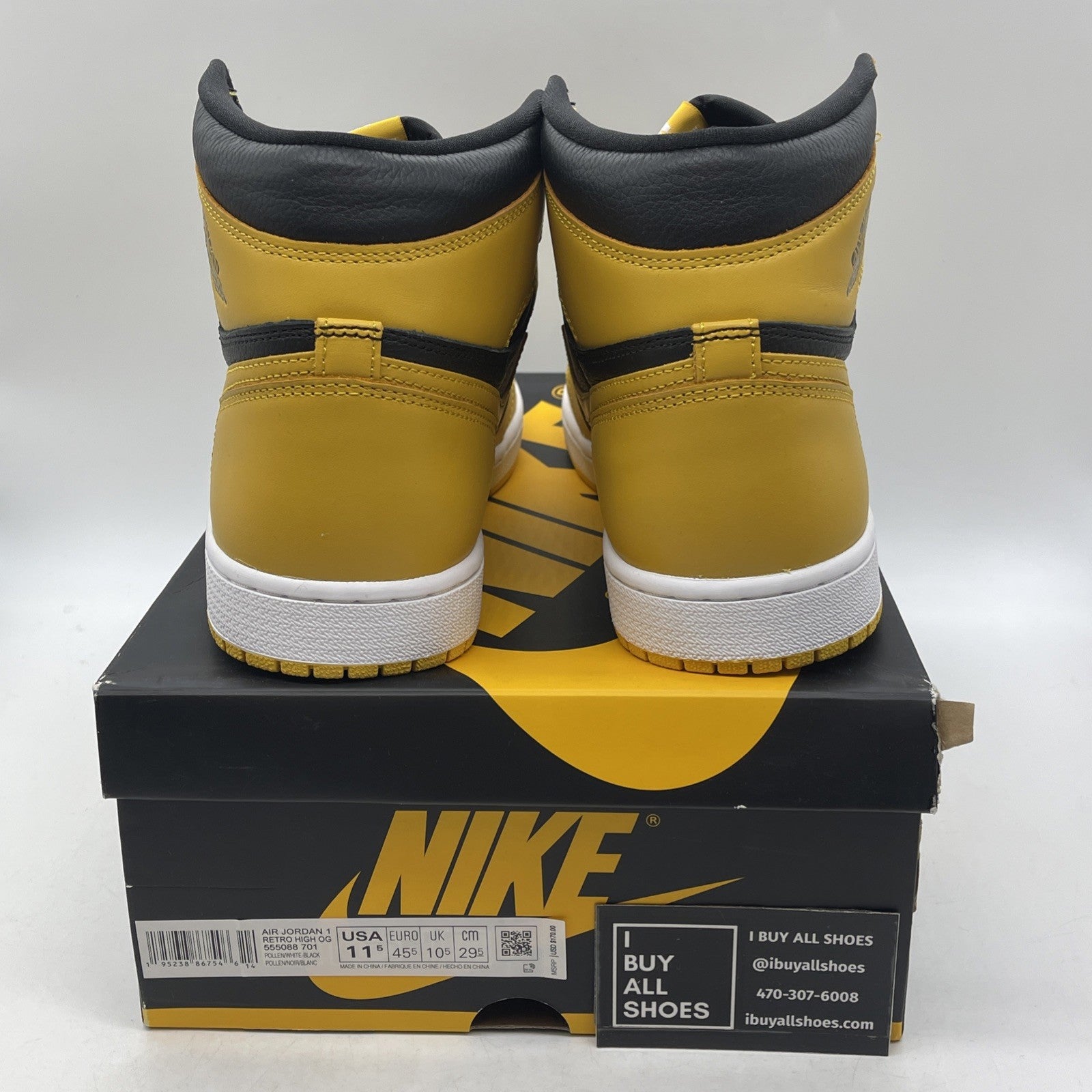 Size 11.5 - Air Jordan 1 Retro OG High Pollen (555088-701)